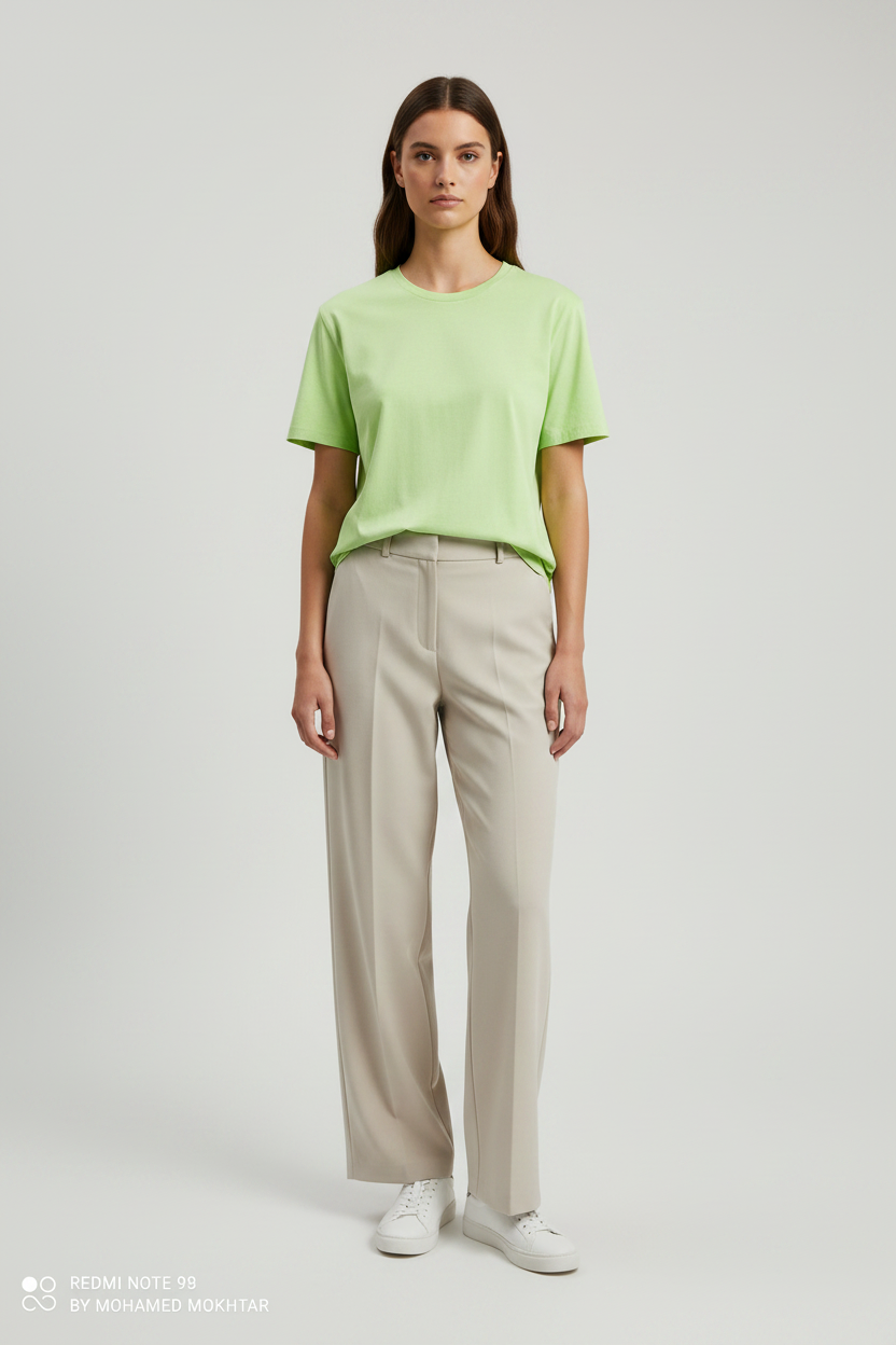 Naminal Graphic Casual T-Shirt (Regular) - Mint