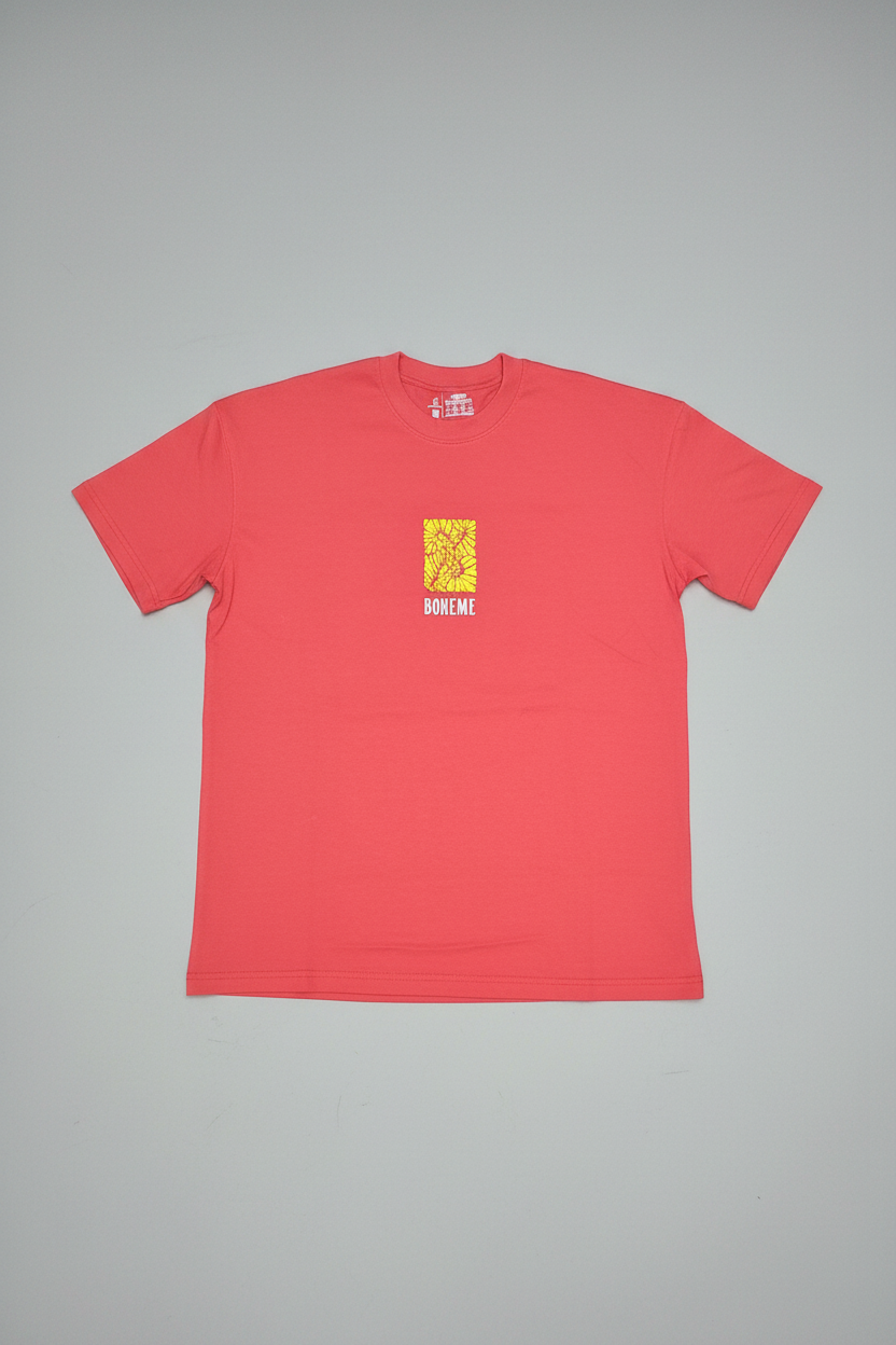 Naminal Graphic R.Neck T-Shirt (Oversize) - Red