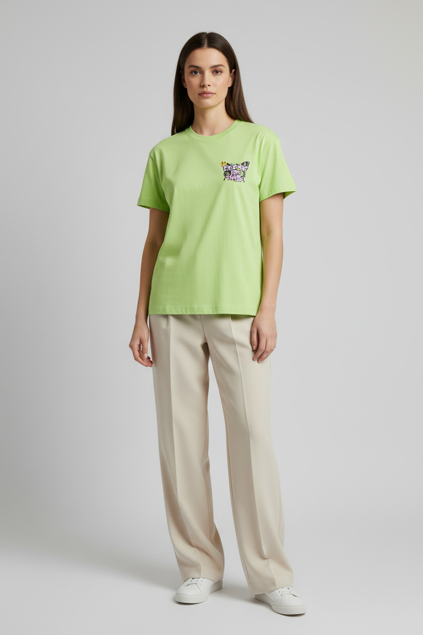 Naminal Graphic R.Neck T-Shirt (Oversize) - Mint
