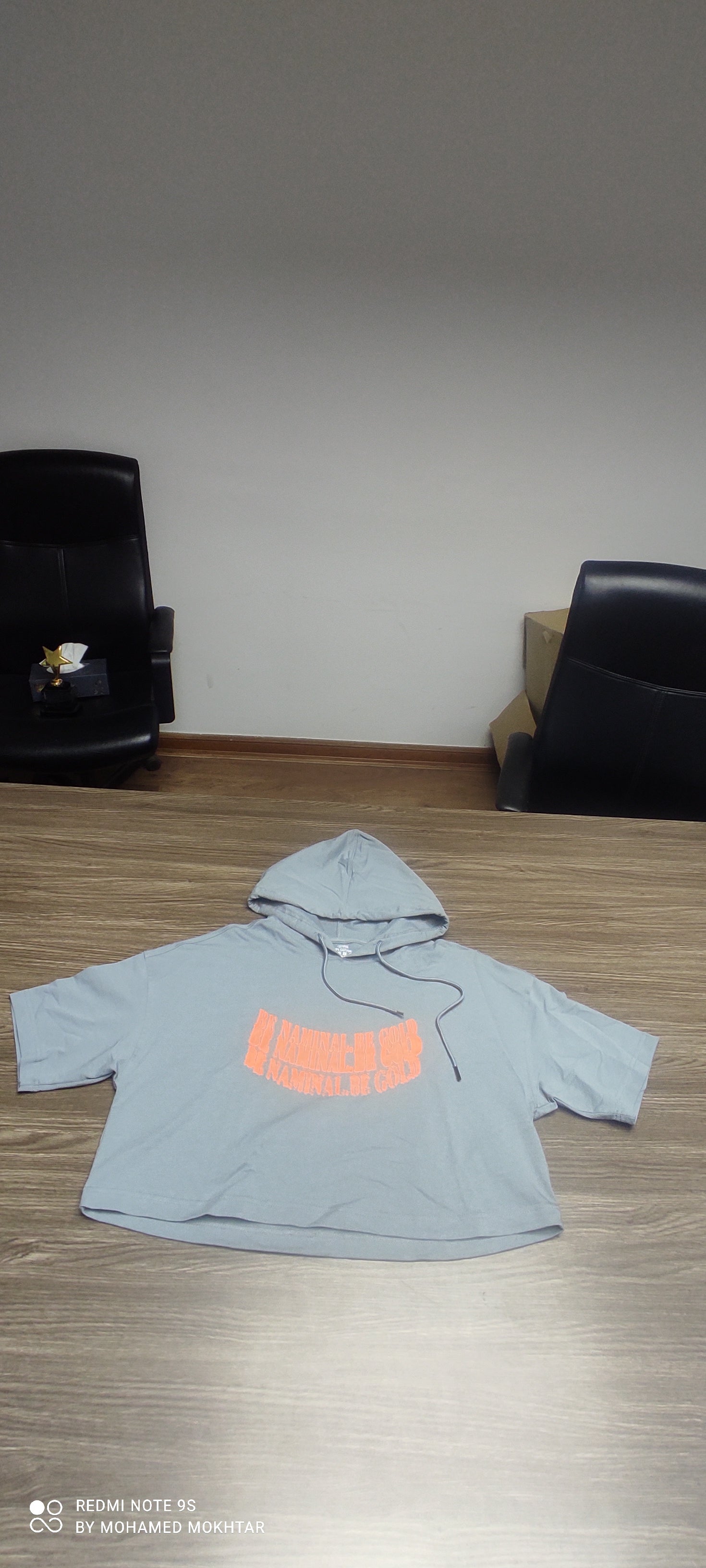 Naminal Graphic Casual Set (Oversize) - Grey