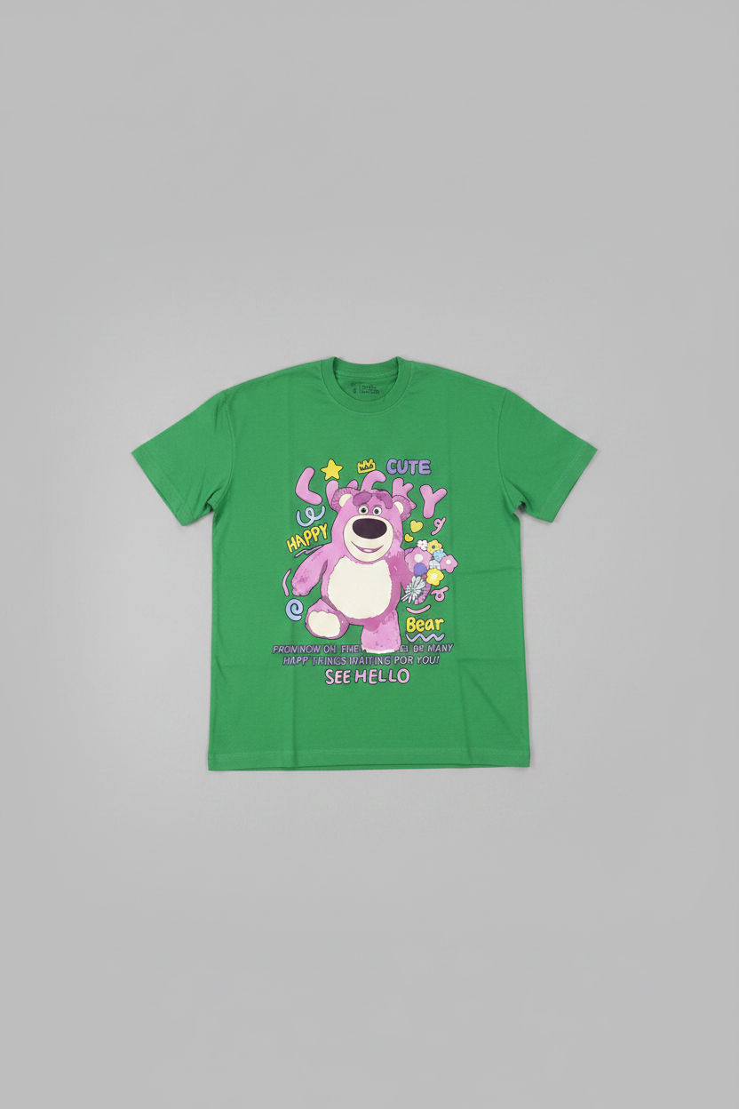 Naminal Graphic R.Neck T-Shirt (Oversize) - Green