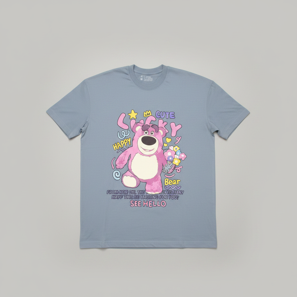 Naminal Graphic R.Neck T-Shirt (Oversize) - Gray