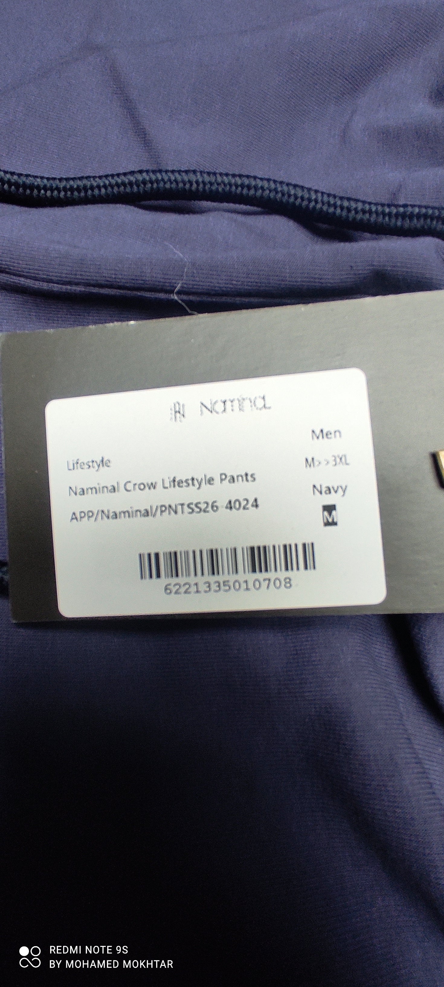 Naminal Crow Lifestyle Pants (Regular) - Navy