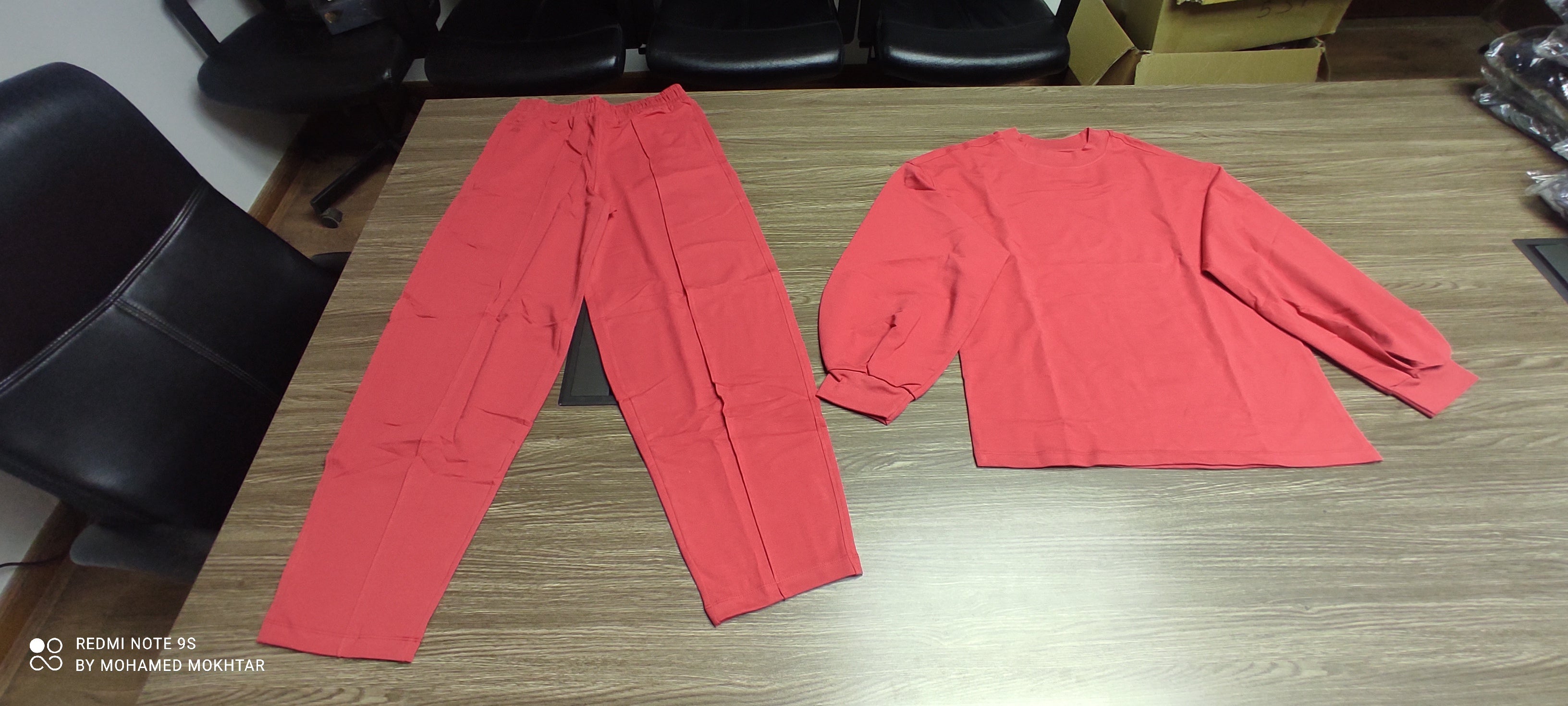 Naminal Basic Casual Set (Relax) - Red