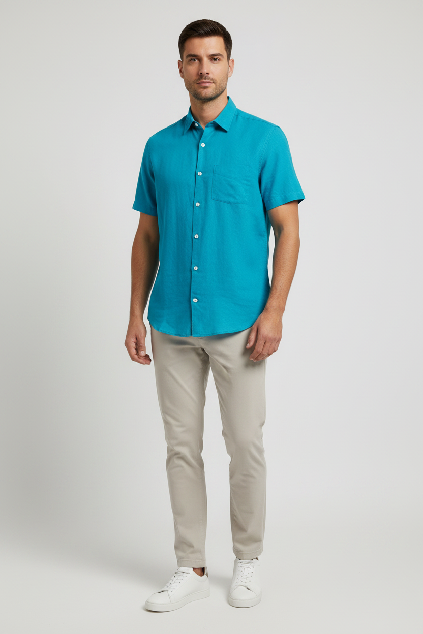 Naminal Basic H.S Shirt (Regular) - Turquoise