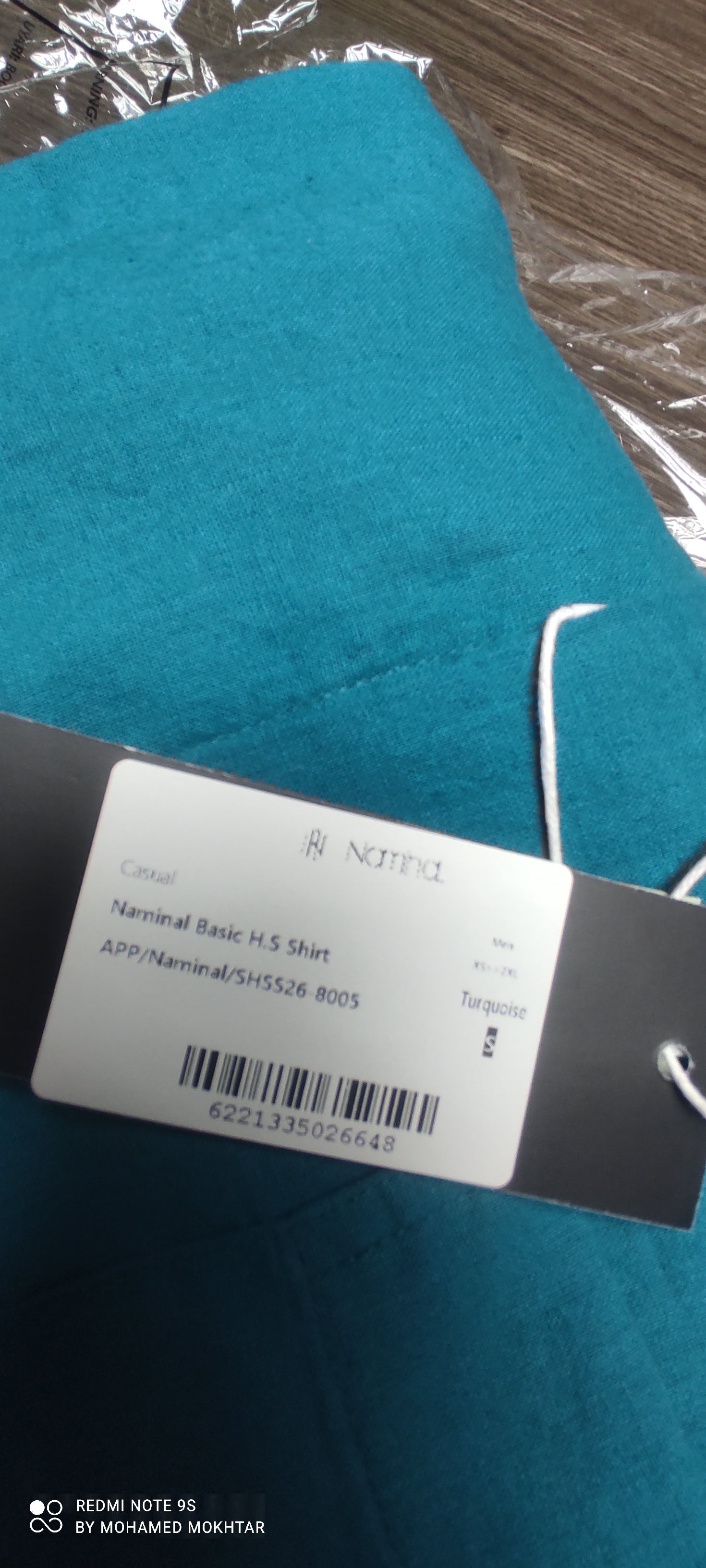 Naminal Basic H.S Shirt (Regular) - Turquoise