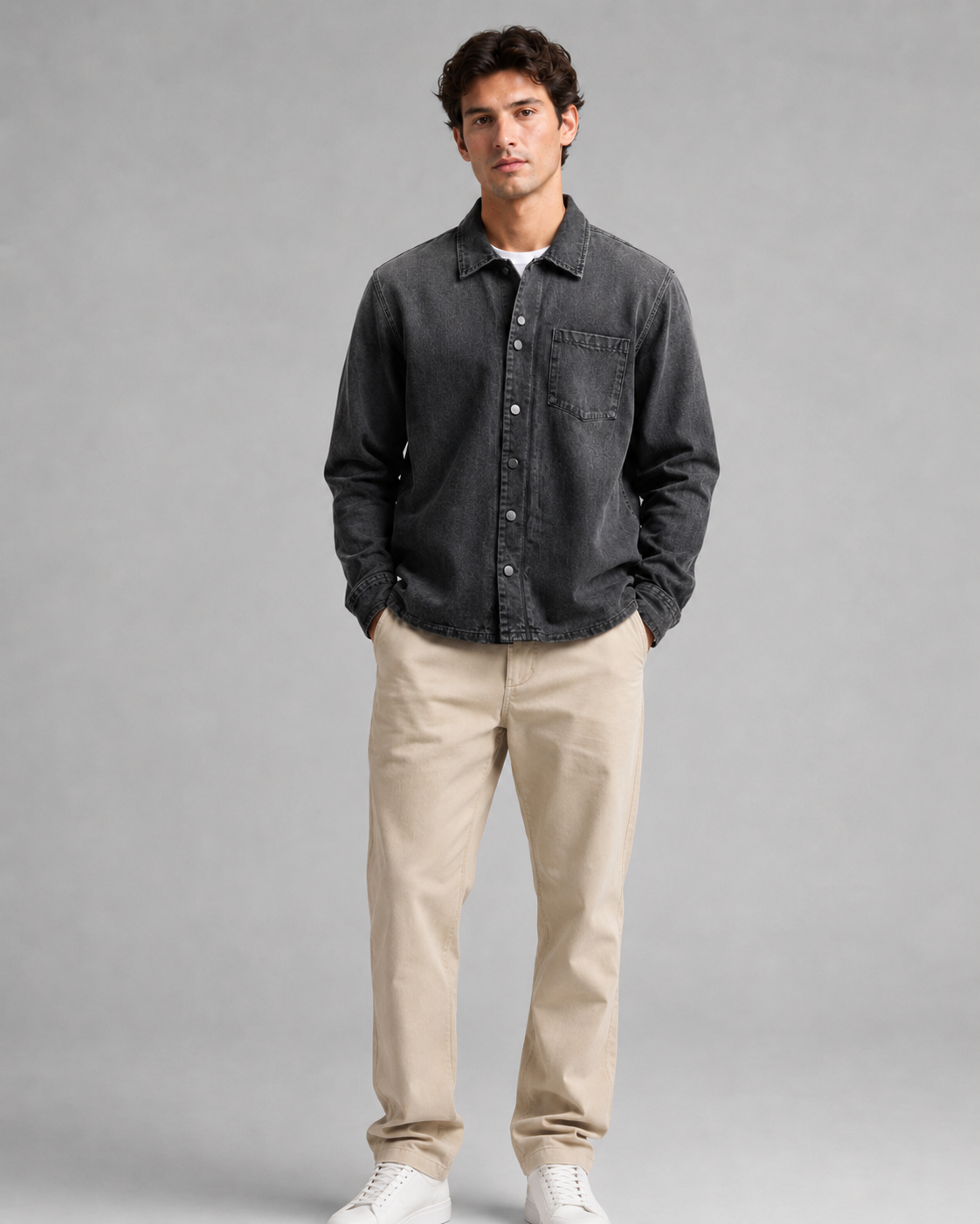 Naminal Basic Casual Jacket (Regular) - Black