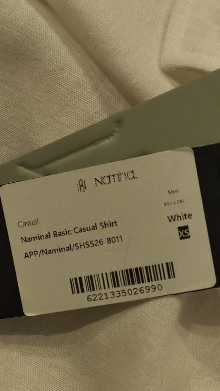 Naminal Basic Casual Shirt (Regular) - White