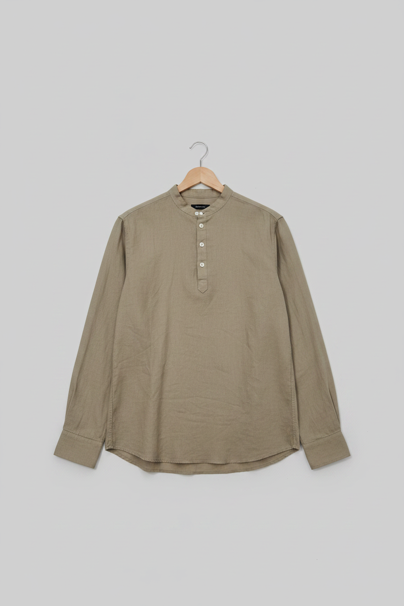 Naminal Basic Casual Shirt (Regular) - Coffee