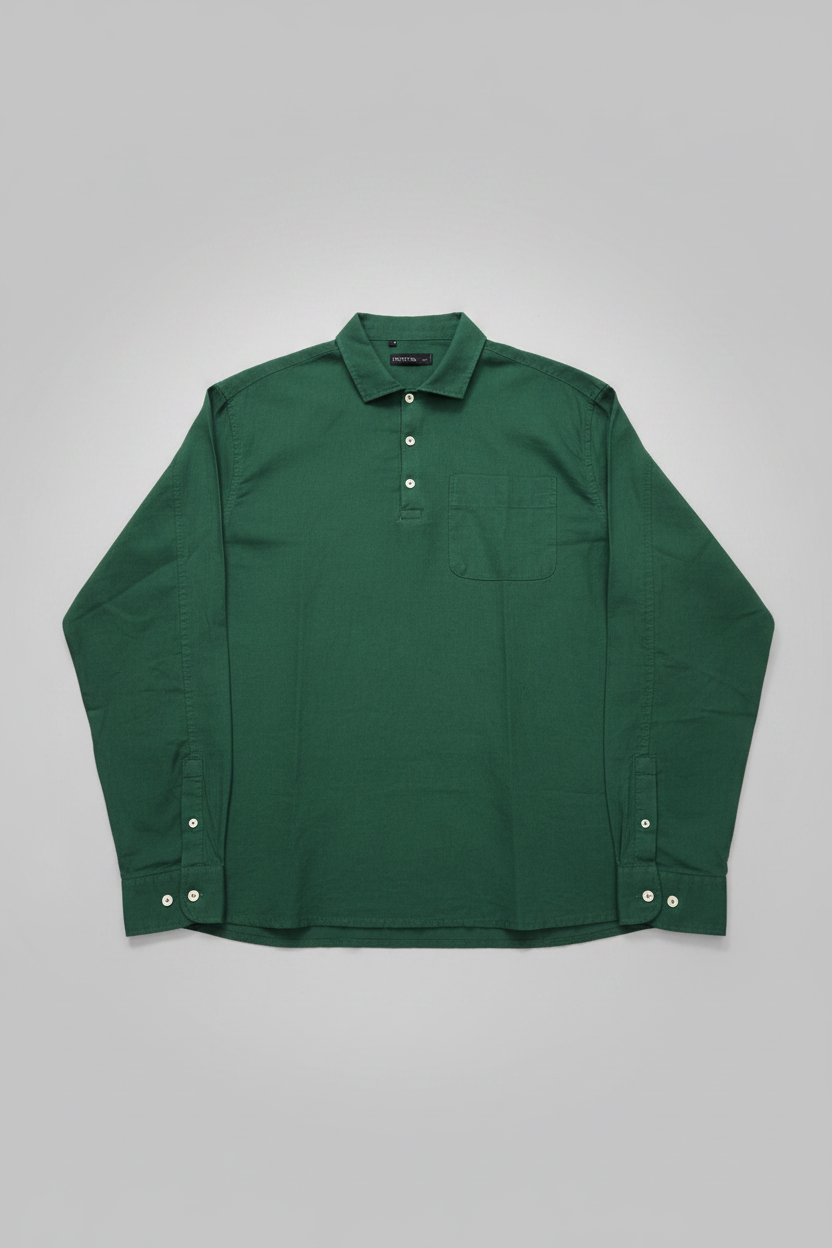 Naminal Basic Casual Shirt (Regular) - Green