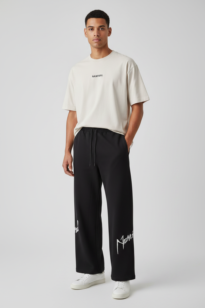 Naminal Crow Lifestyle Pants (Oversize) - Black
