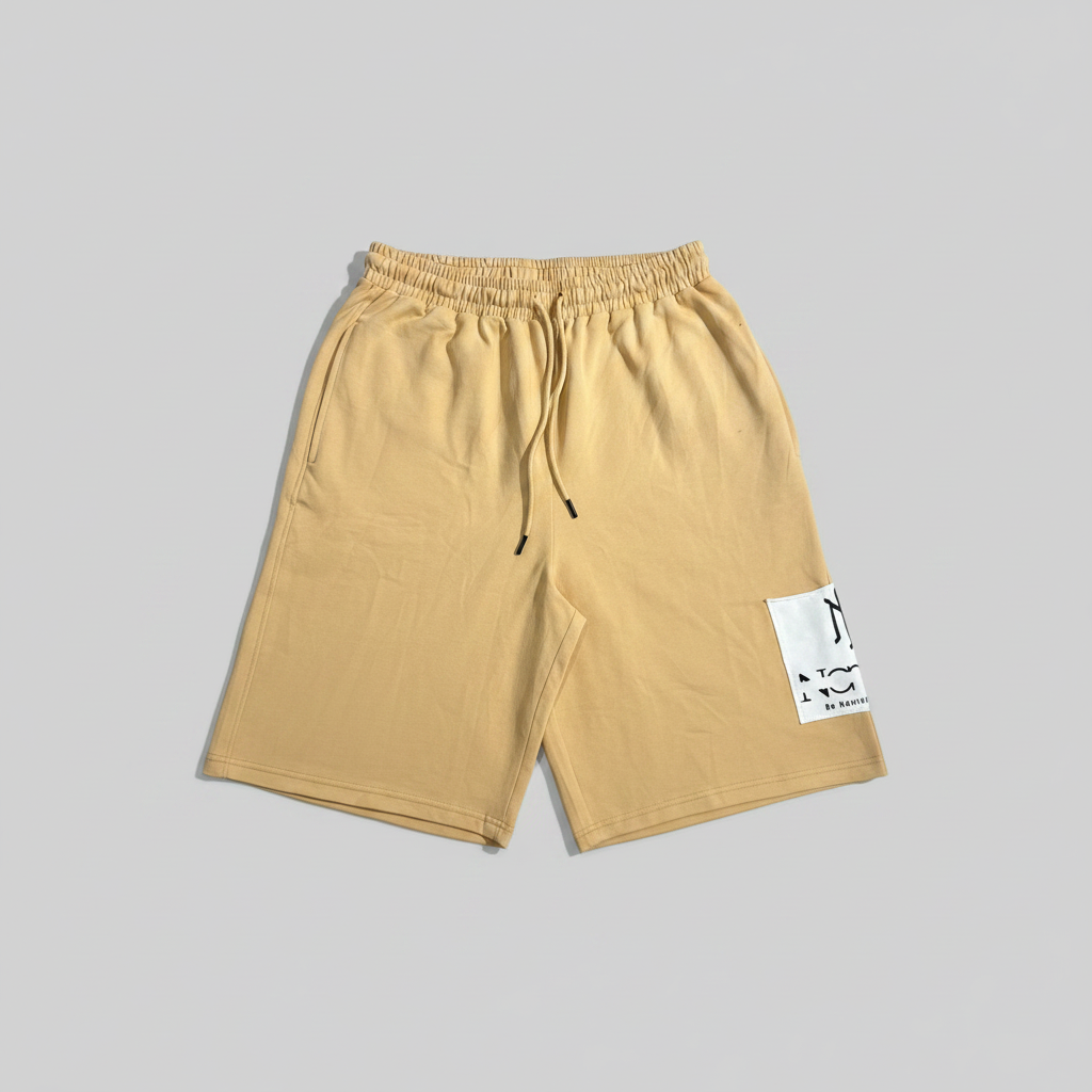 Naminal Print Capri Short (Regular) - Beige