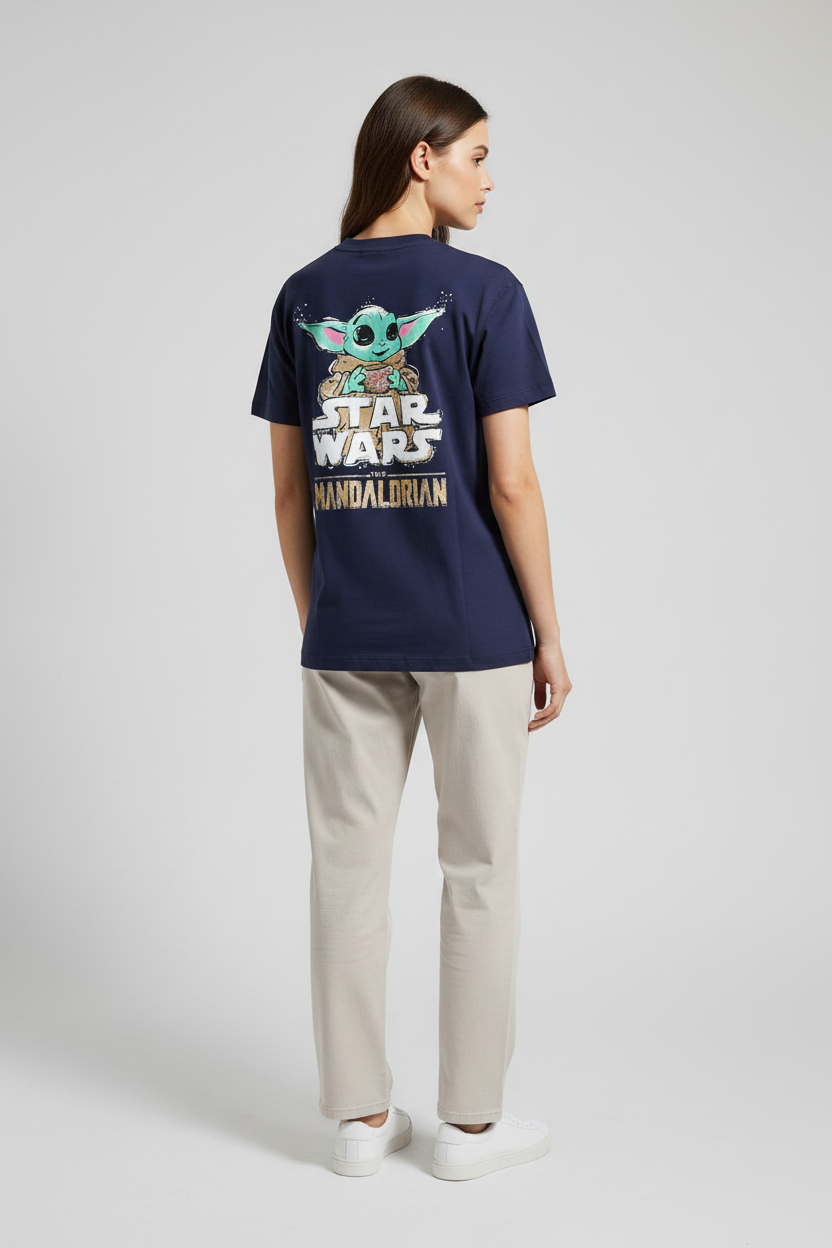 Naminal Graphic R.Neck T-Shirt (Oversize) - Navy
