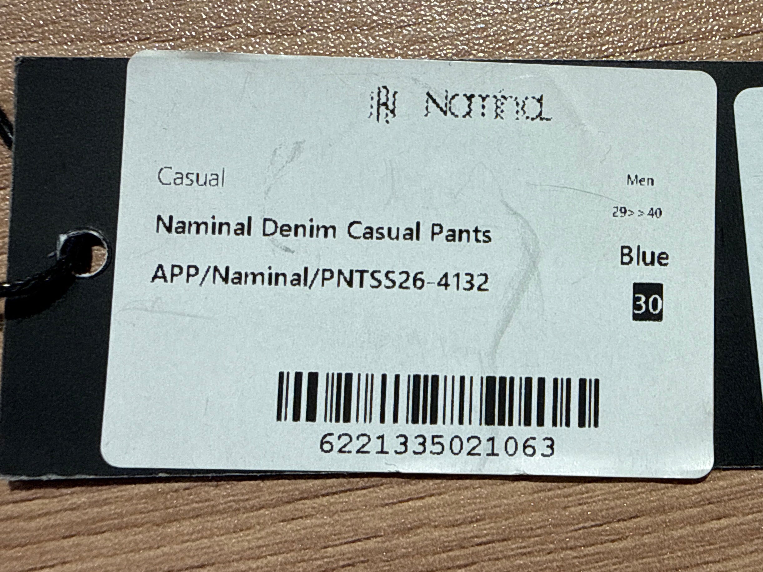 Naminal Denim Casual Pants (Straight) - Blue