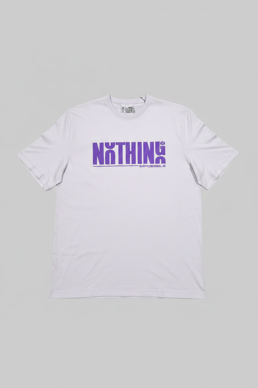 Naminal Graphic R.Neck T-Shirt (Regular) - L.Purple
