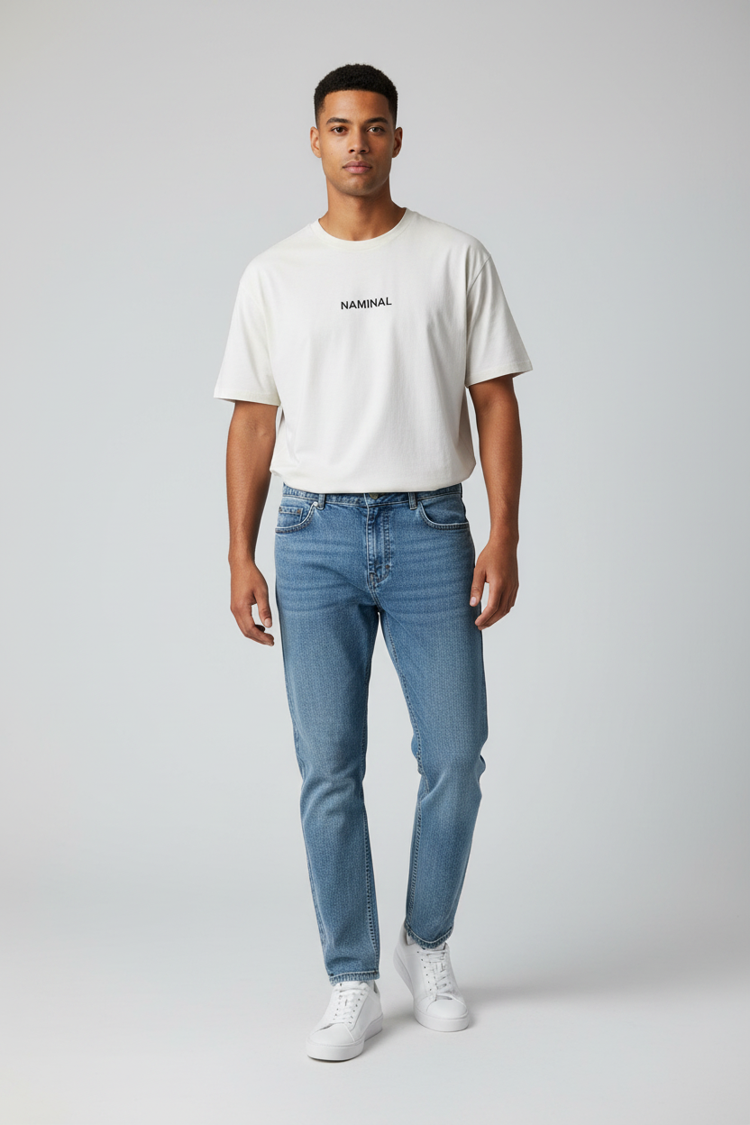 Naminal Jeans Casual Pants (Boyfriend) - L.Blue