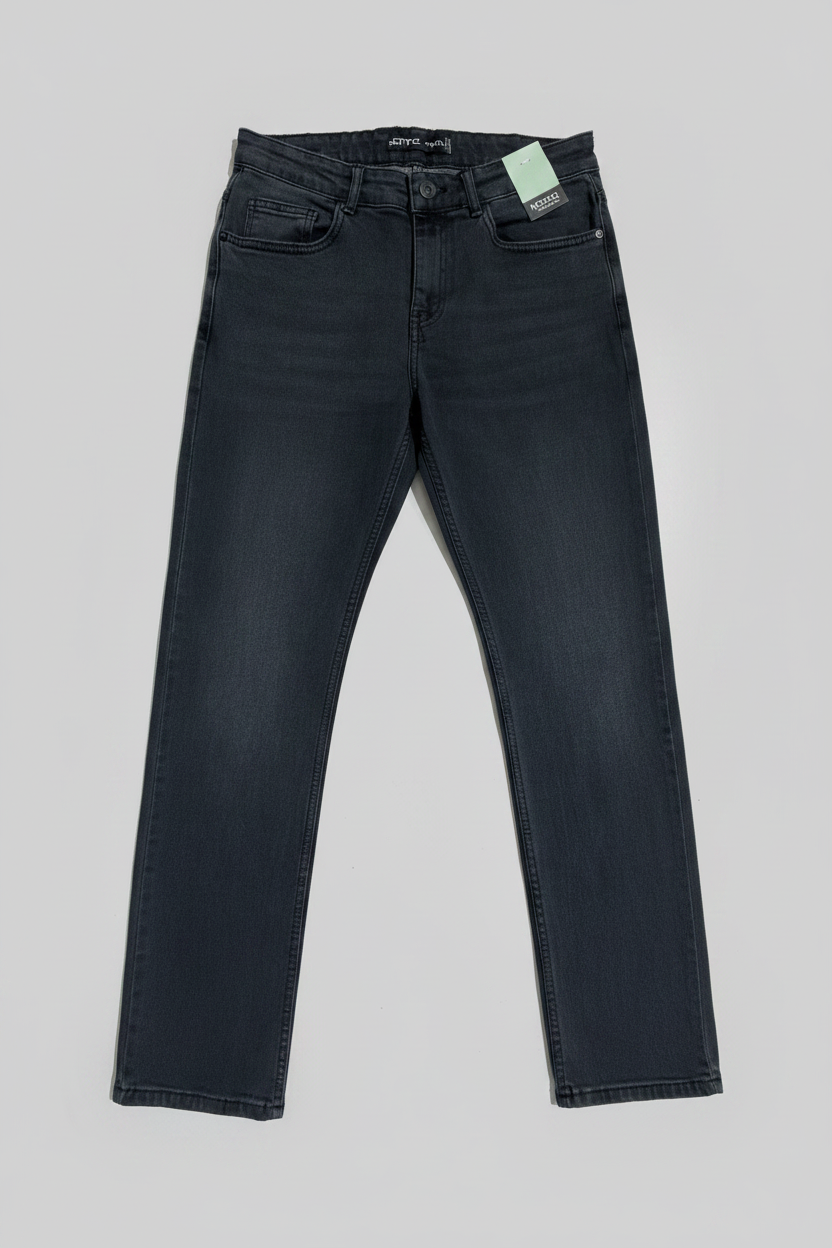 Naminal Denim Casual Pants (Straight) - L.Black
