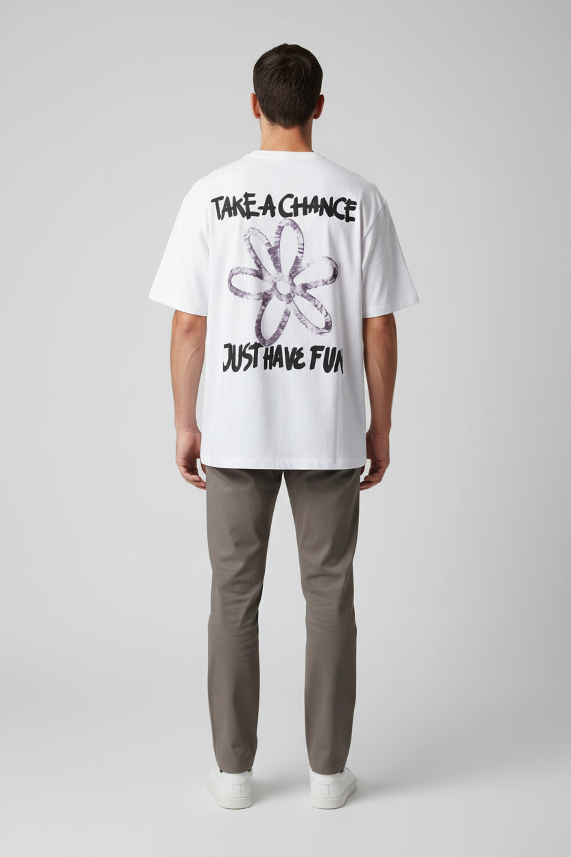 Naminal Graphic Casual T-Shirt (Regular) - Lavender