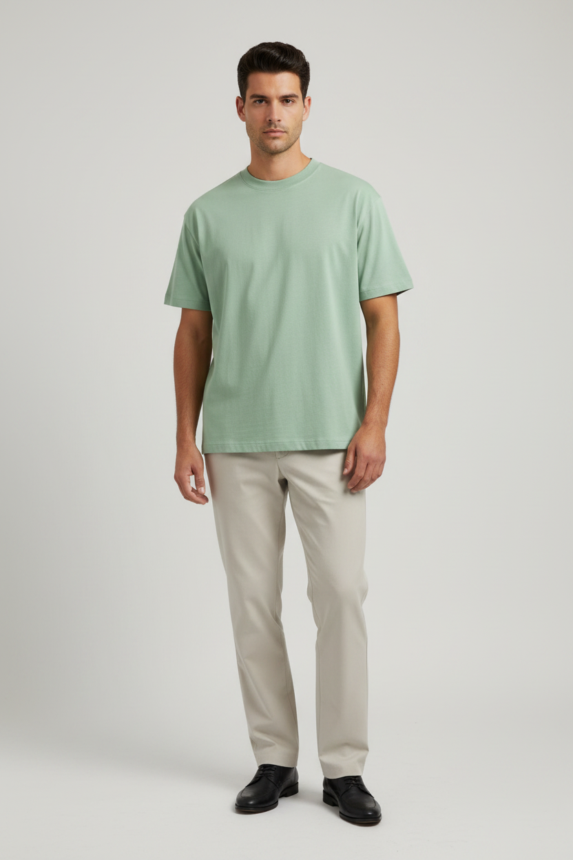 Naminal Basic R.Neck T-Shirt (Oversize) - Mint
