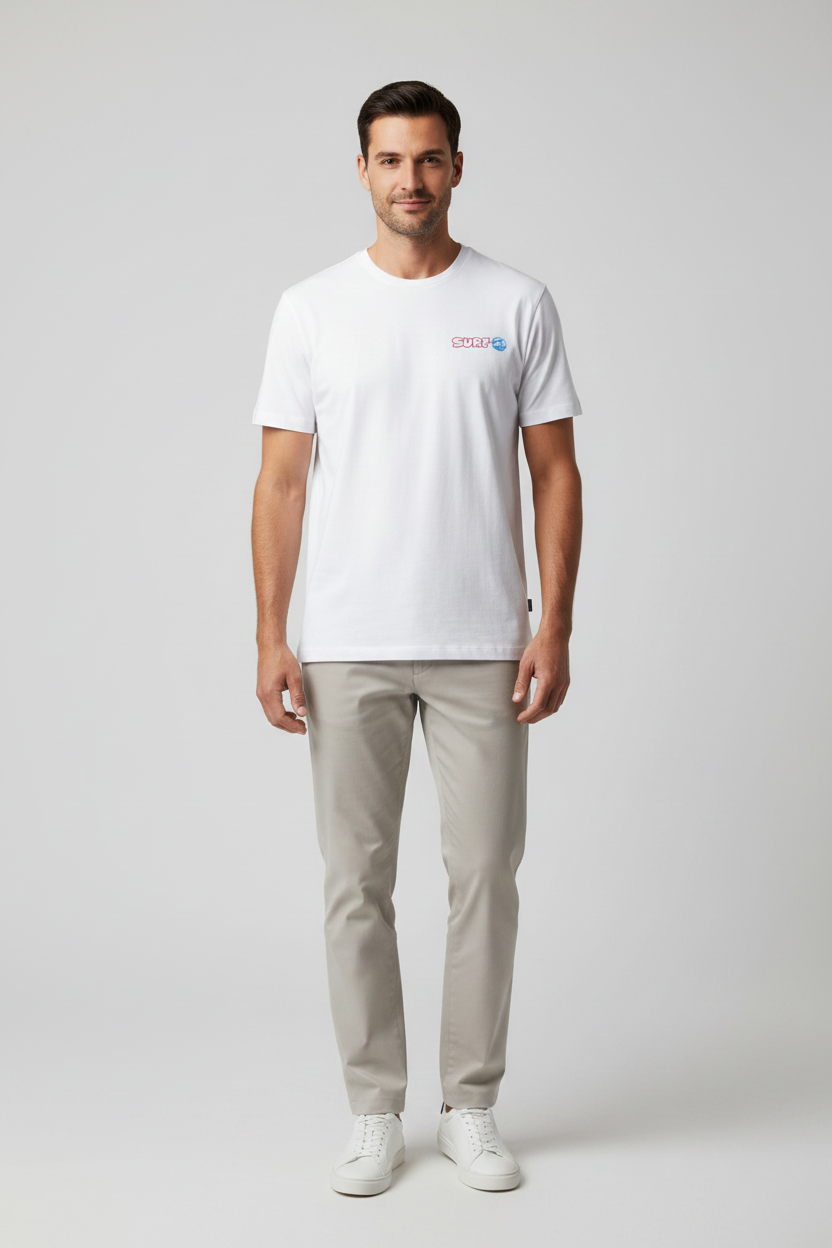 Naminal Graphic R.Neck T-Shirt (Regular) - White