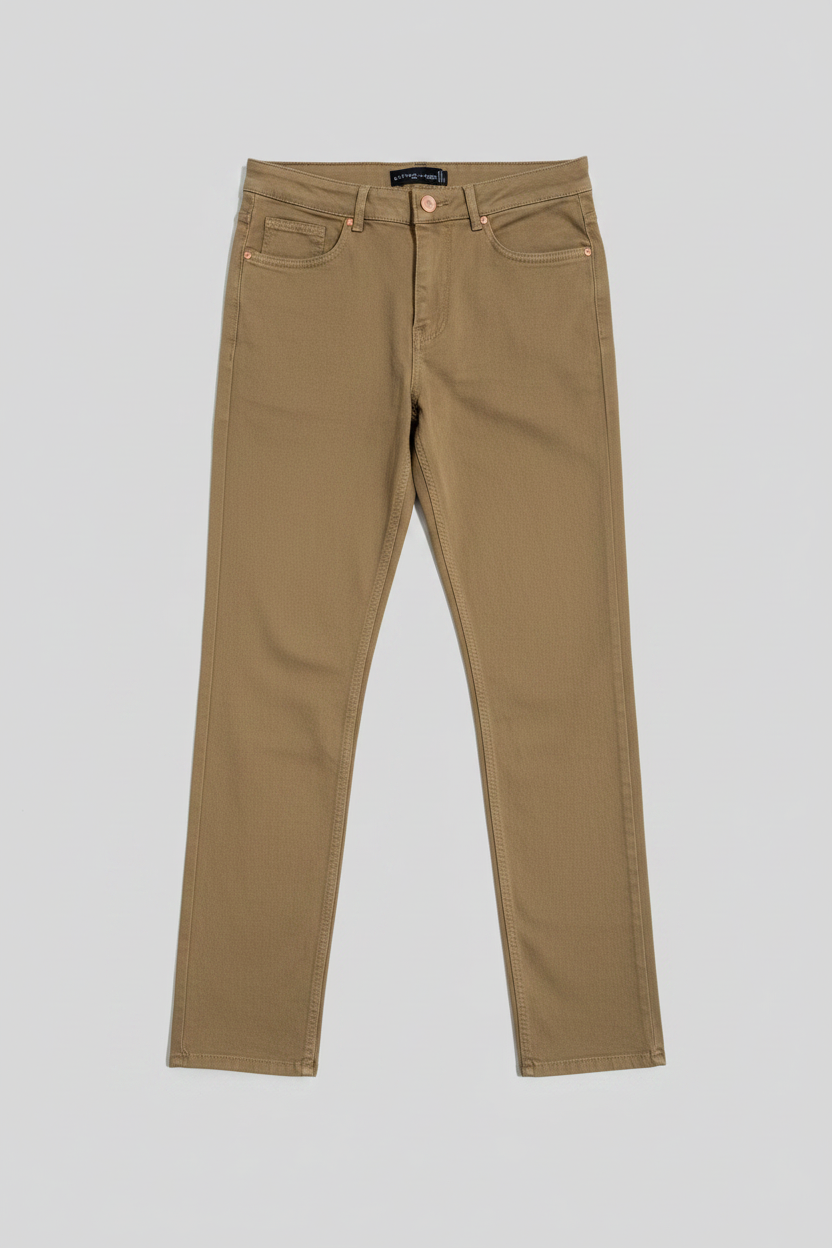 Naminal Basic Casual Pants (Regular) - Coffee
