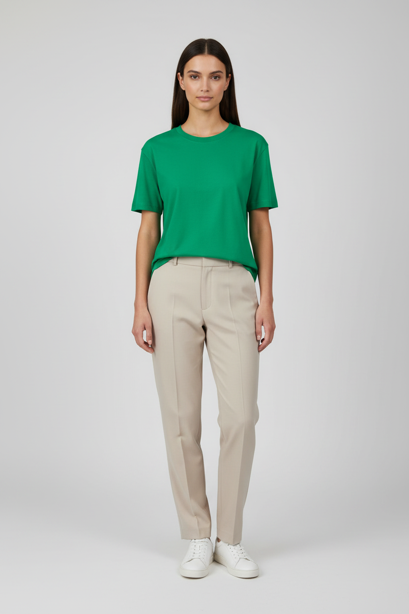 Naminal Basic R.Neck T-Shirt (Oversize) - Green