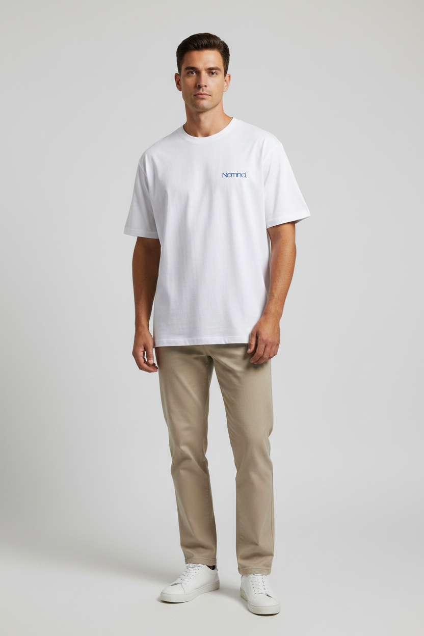Naminal Crow R.Neck T-Shirt  - WHITE
