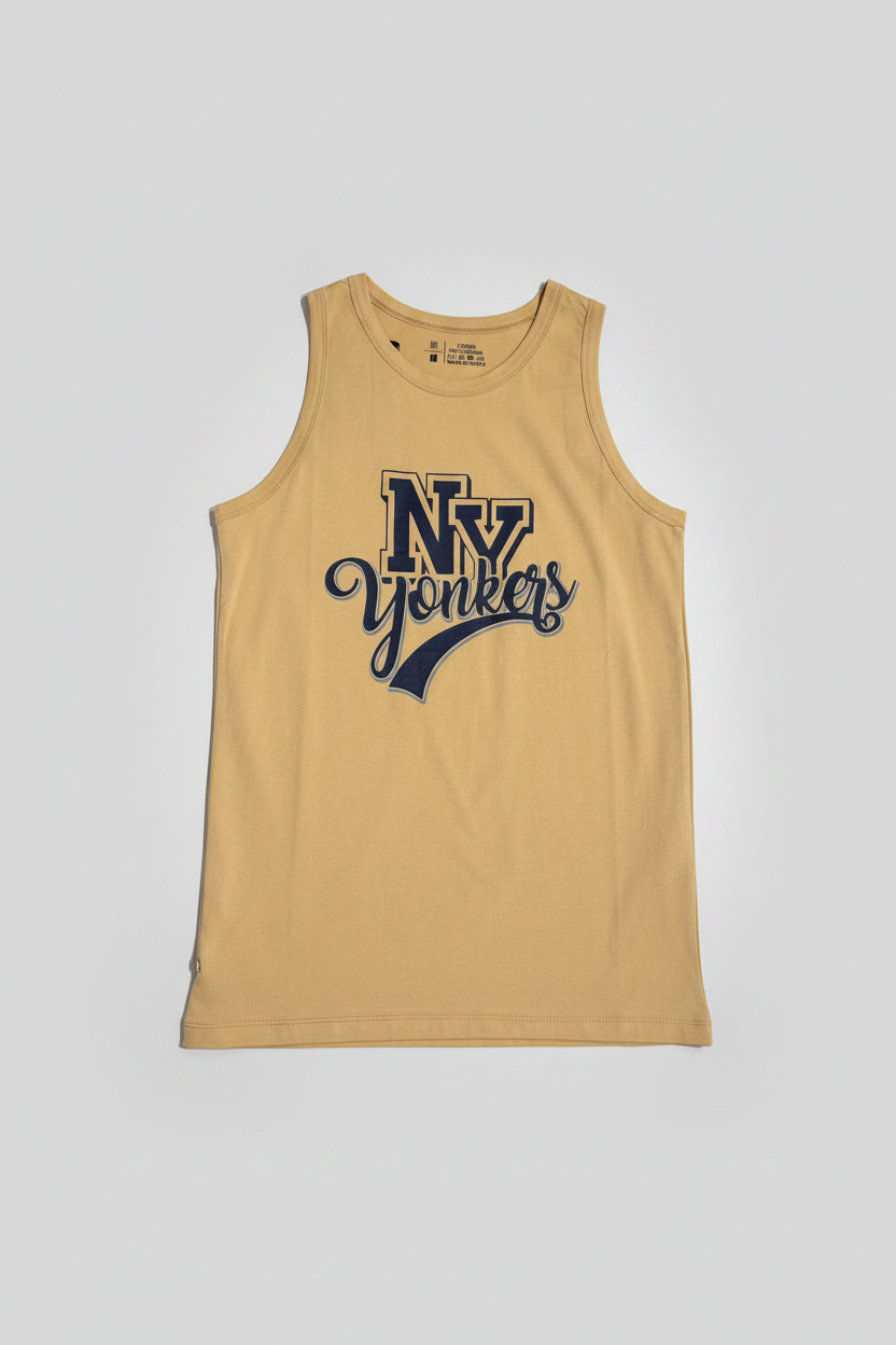 Naminal Graphic Cut Tanktop (Regular) - Beige