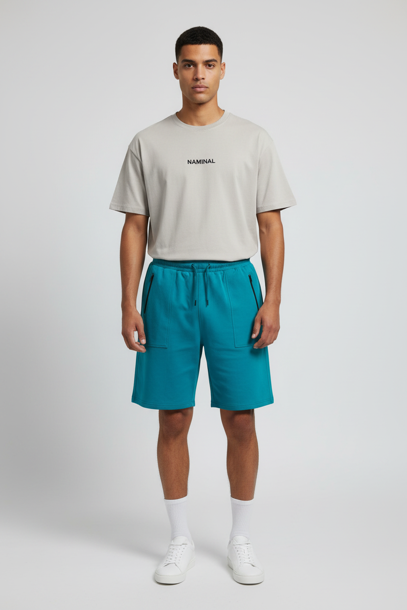 Naminal Basic Zipper Short (Oversize) - Genzary