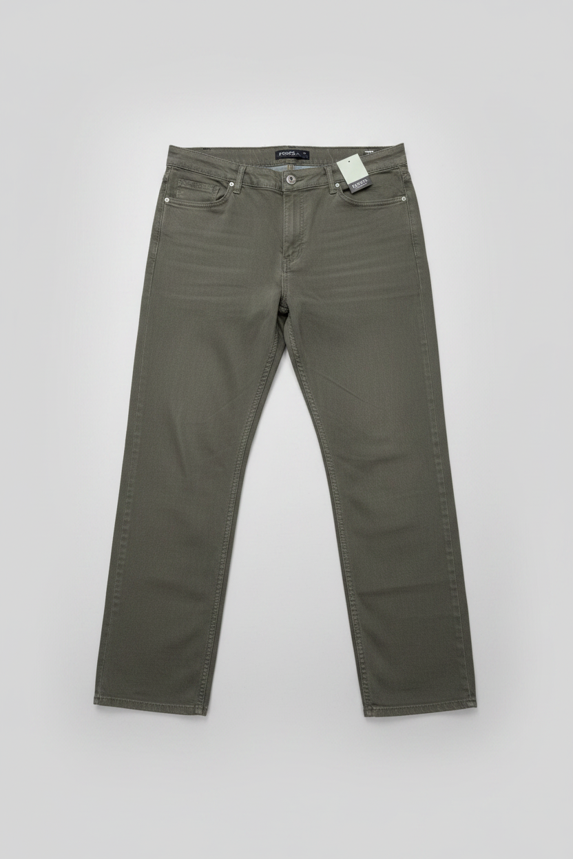 Naminal Basic Casual Pants (Regular) - Olive