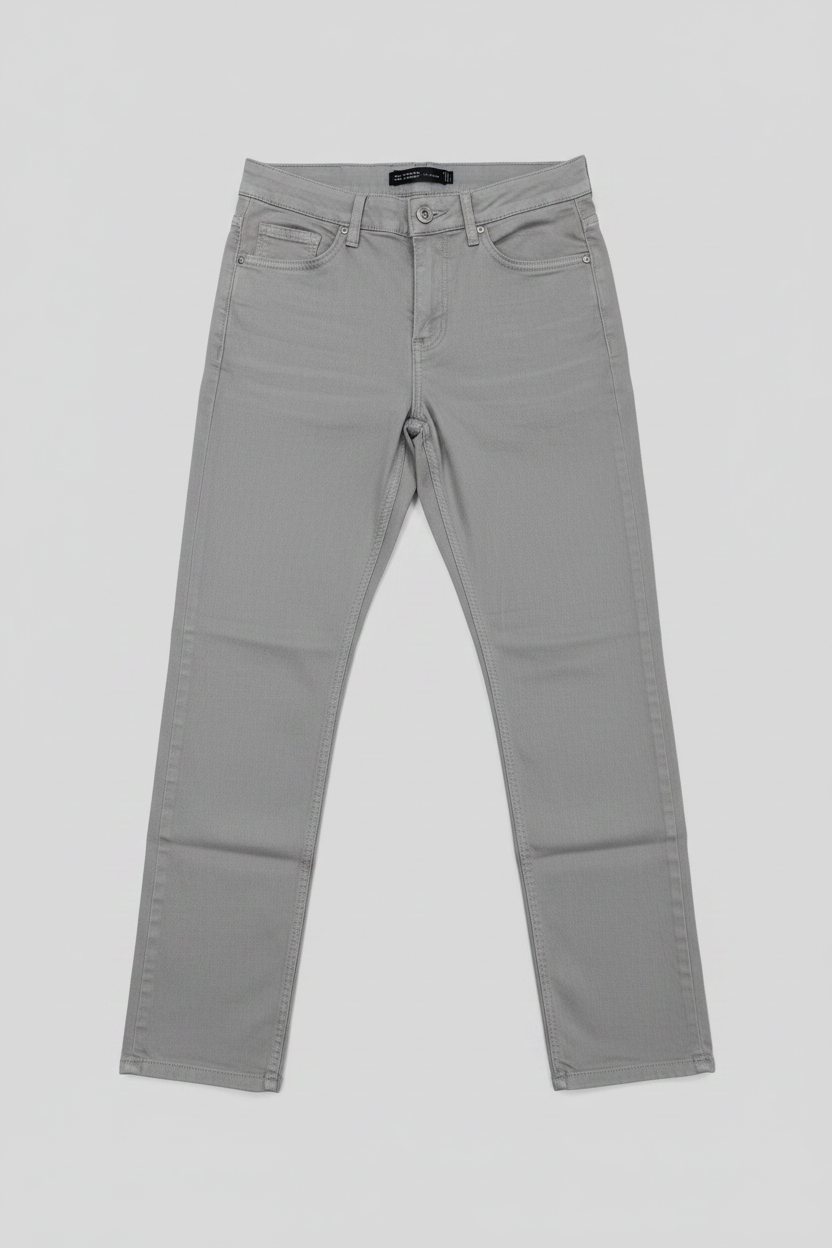 Naminal Basic Casual Pants (Regular) - Sliver