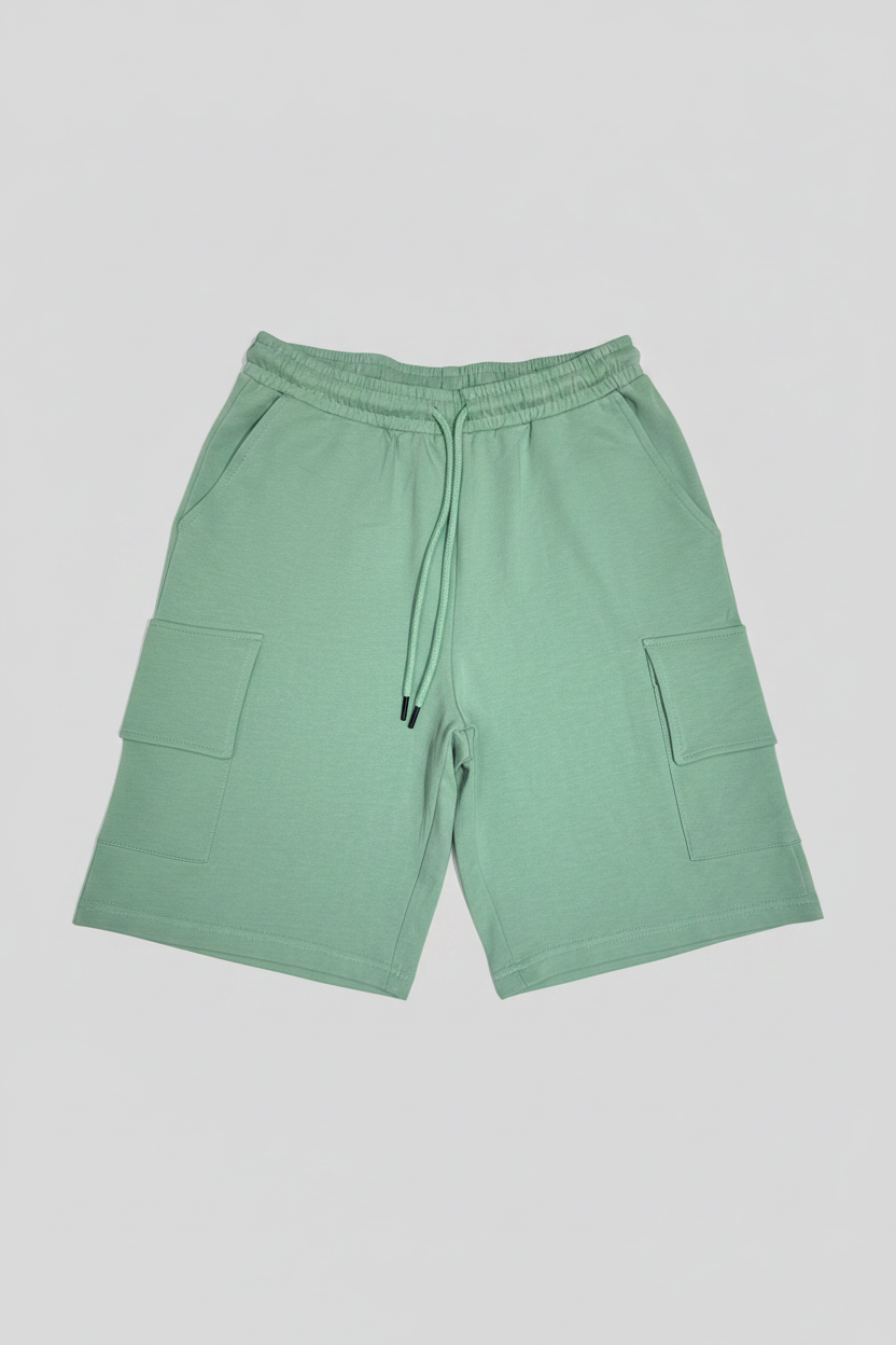 Naminal Cargo Capri Short (Regular) - Mintgreen