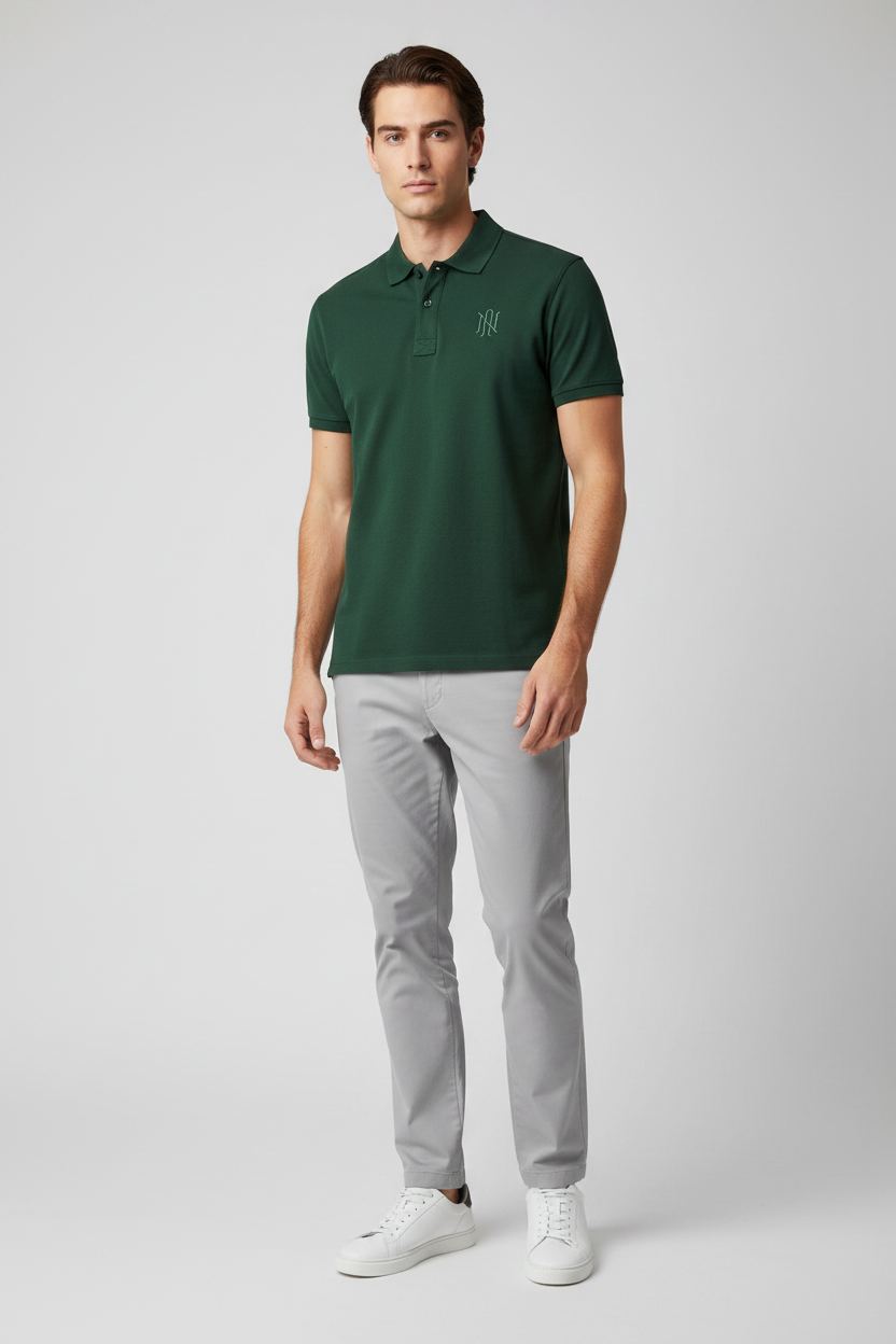 Naminal Basic Casual Polo (Regular) - L.Green