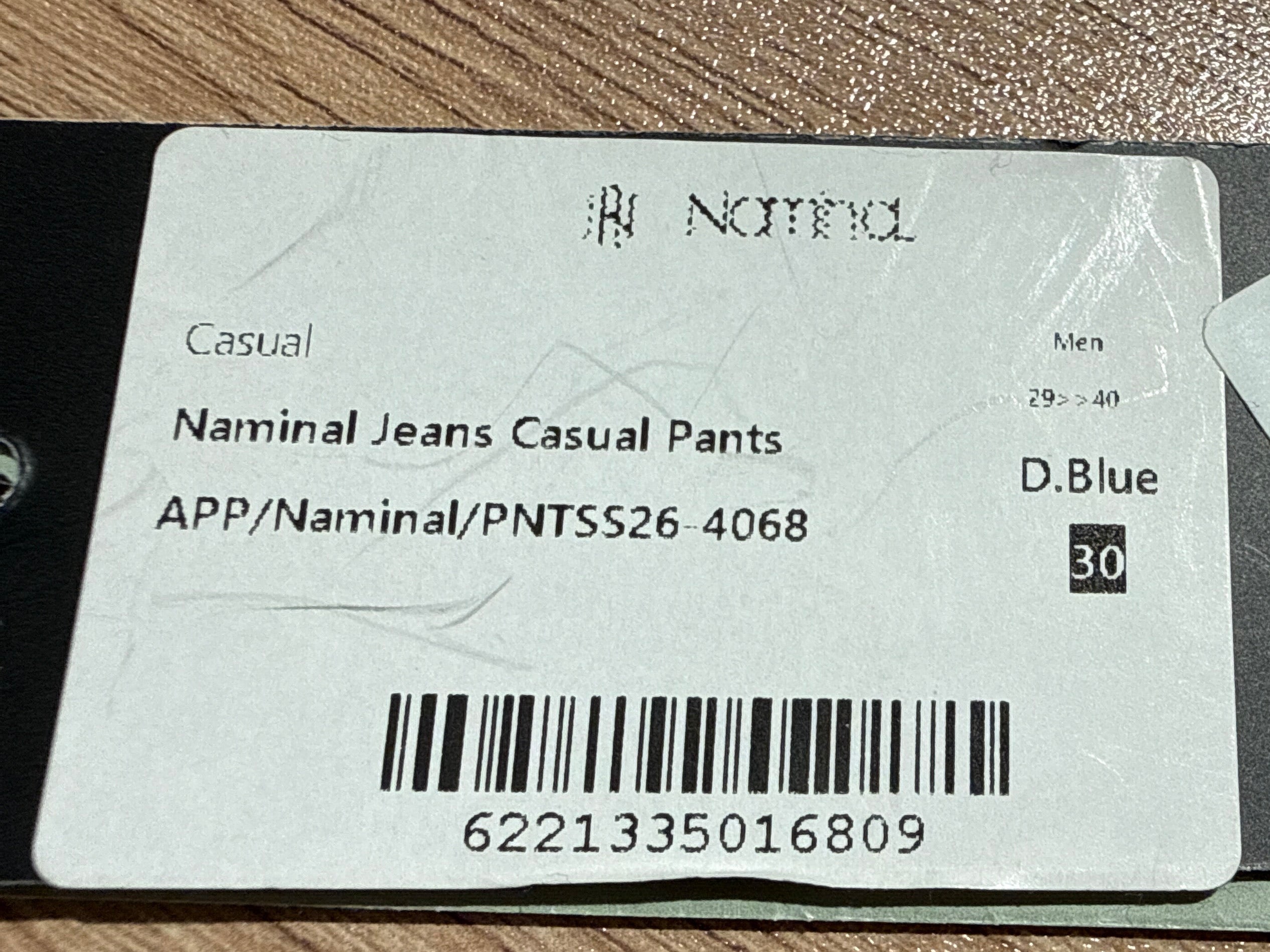 Naminal Jeans Casual Pants (Boyfriend) - D.Blue