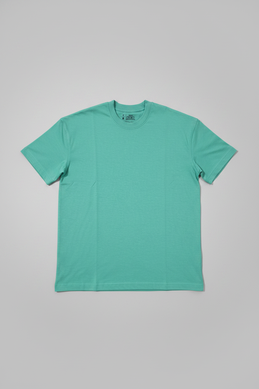 Naminal Basic R.Neck T-Shirt (Oversize) - Turquoise