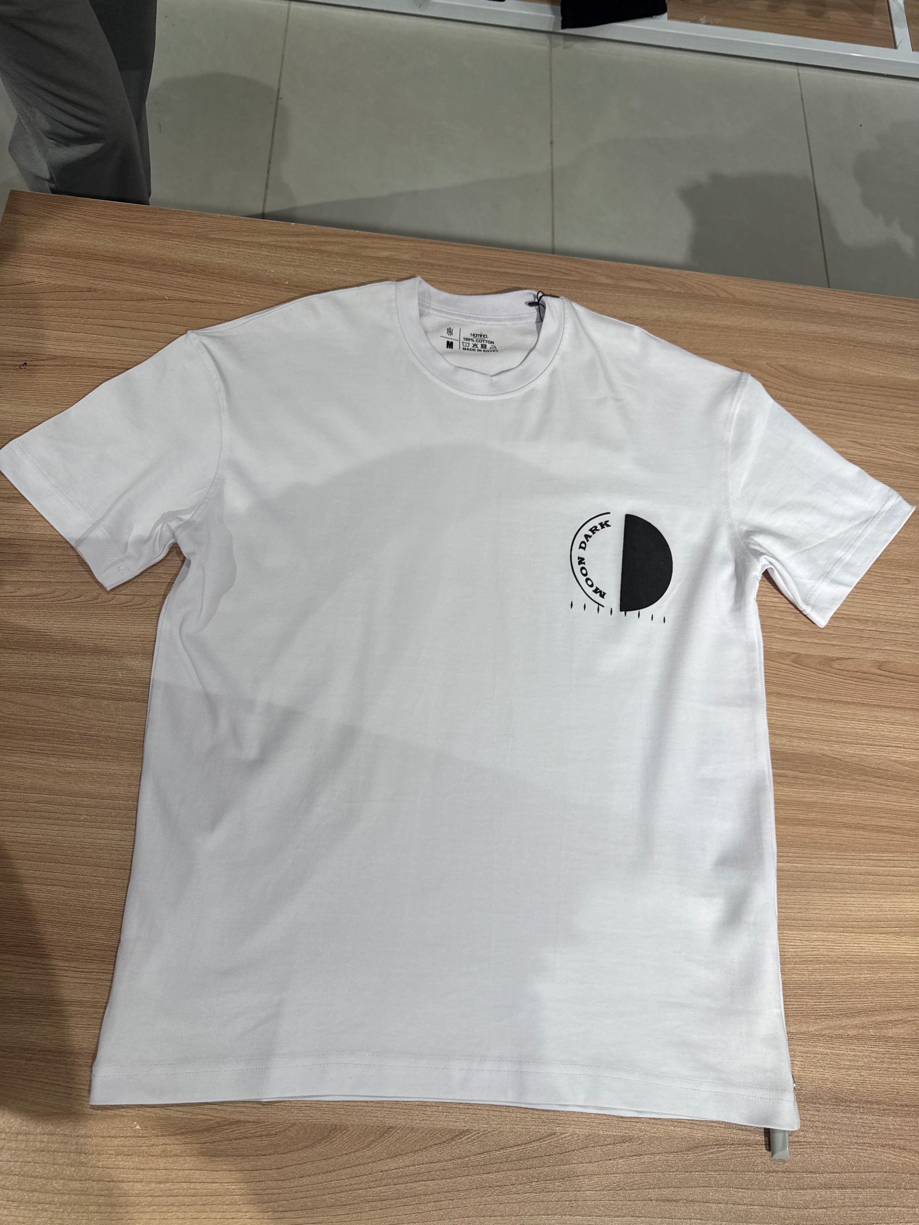 Naminal Graphic Casual T-Shirt (Oversize) - White