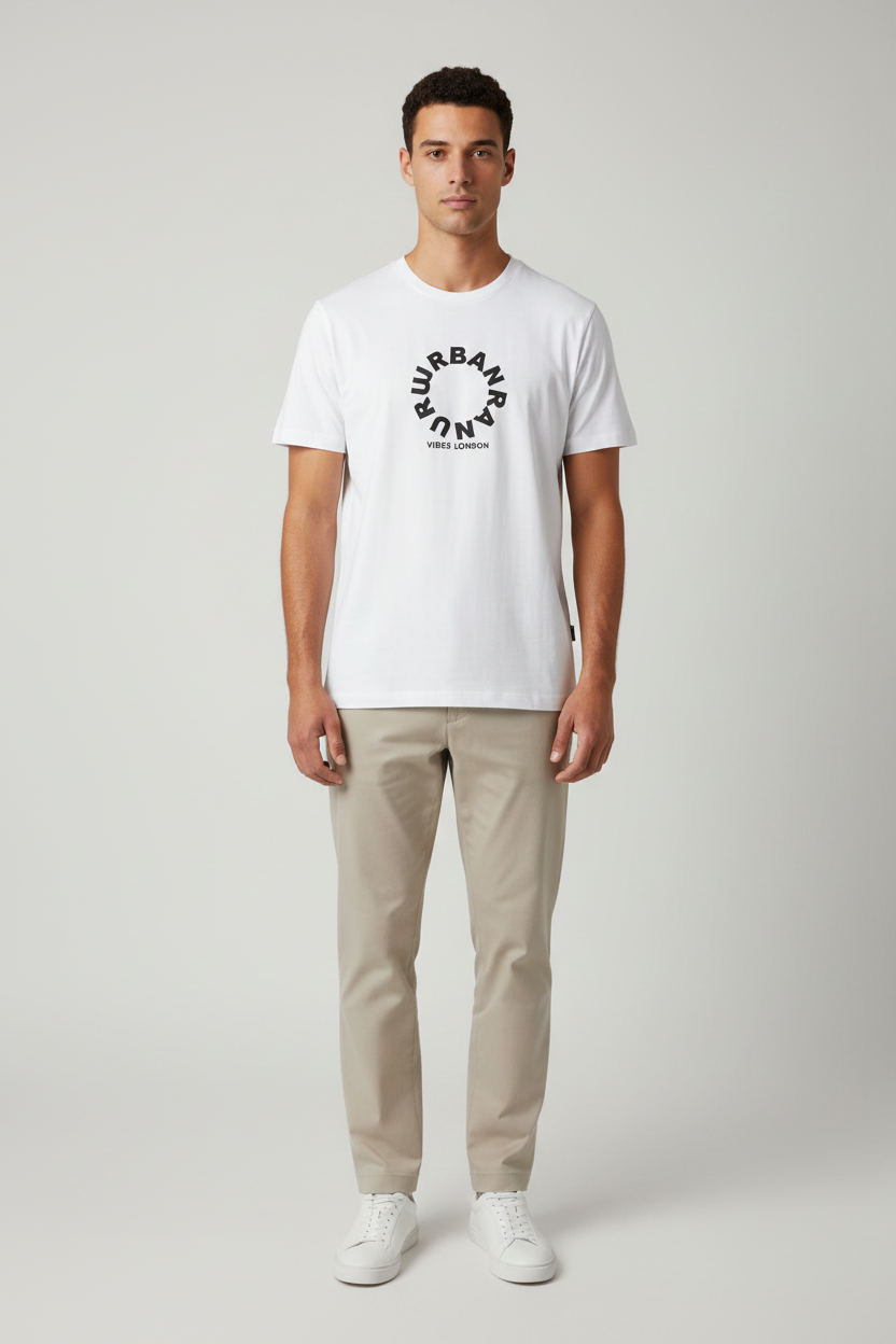 Naminal Graphic R.Neck T-Shirt (Regular) - White