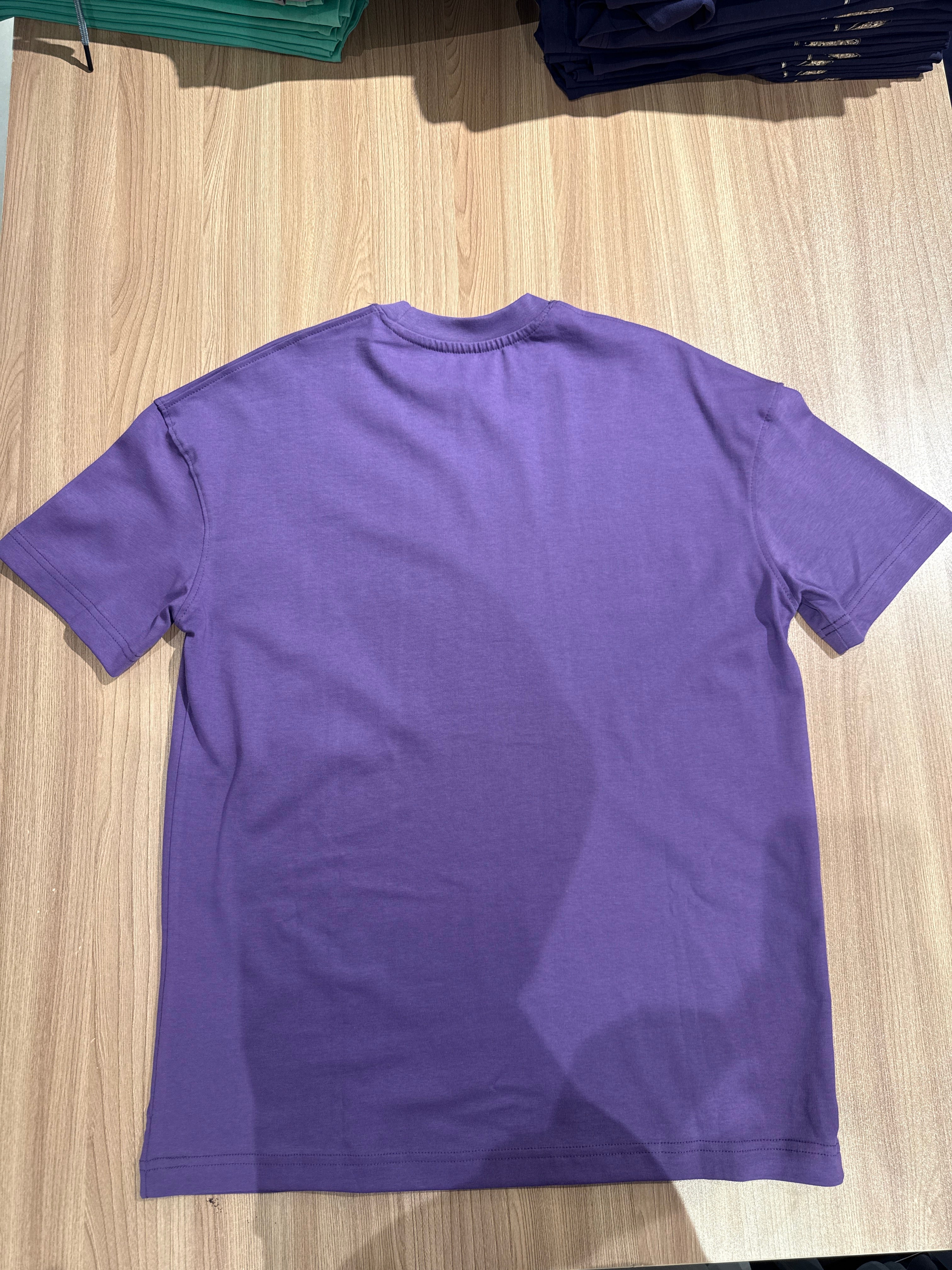 Naminal Graphic R.Neck T-Shirt (Oversize) - D.Purple