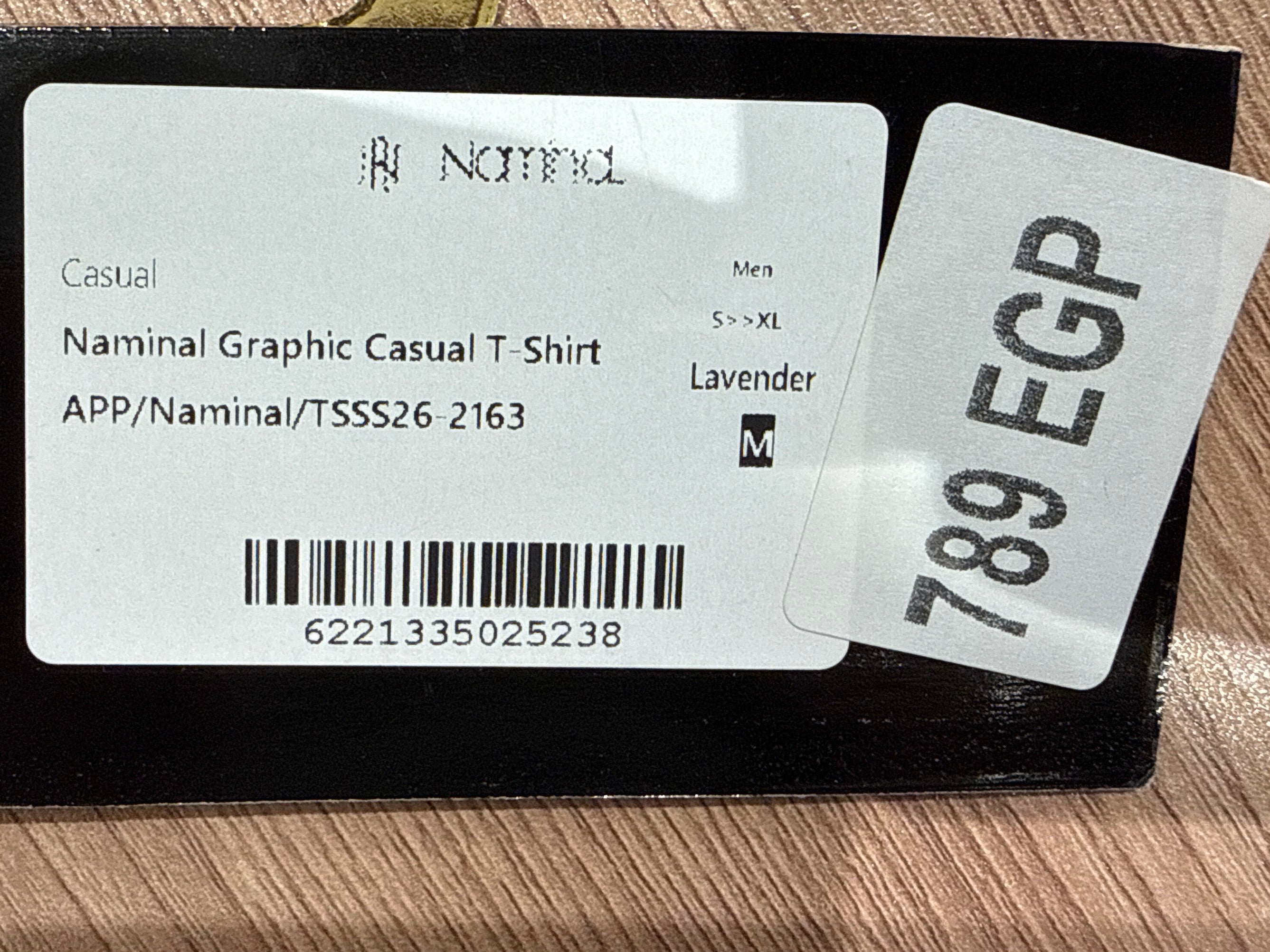 Naminal Graphic Casual T-Shirt (Oversize) - Lavender