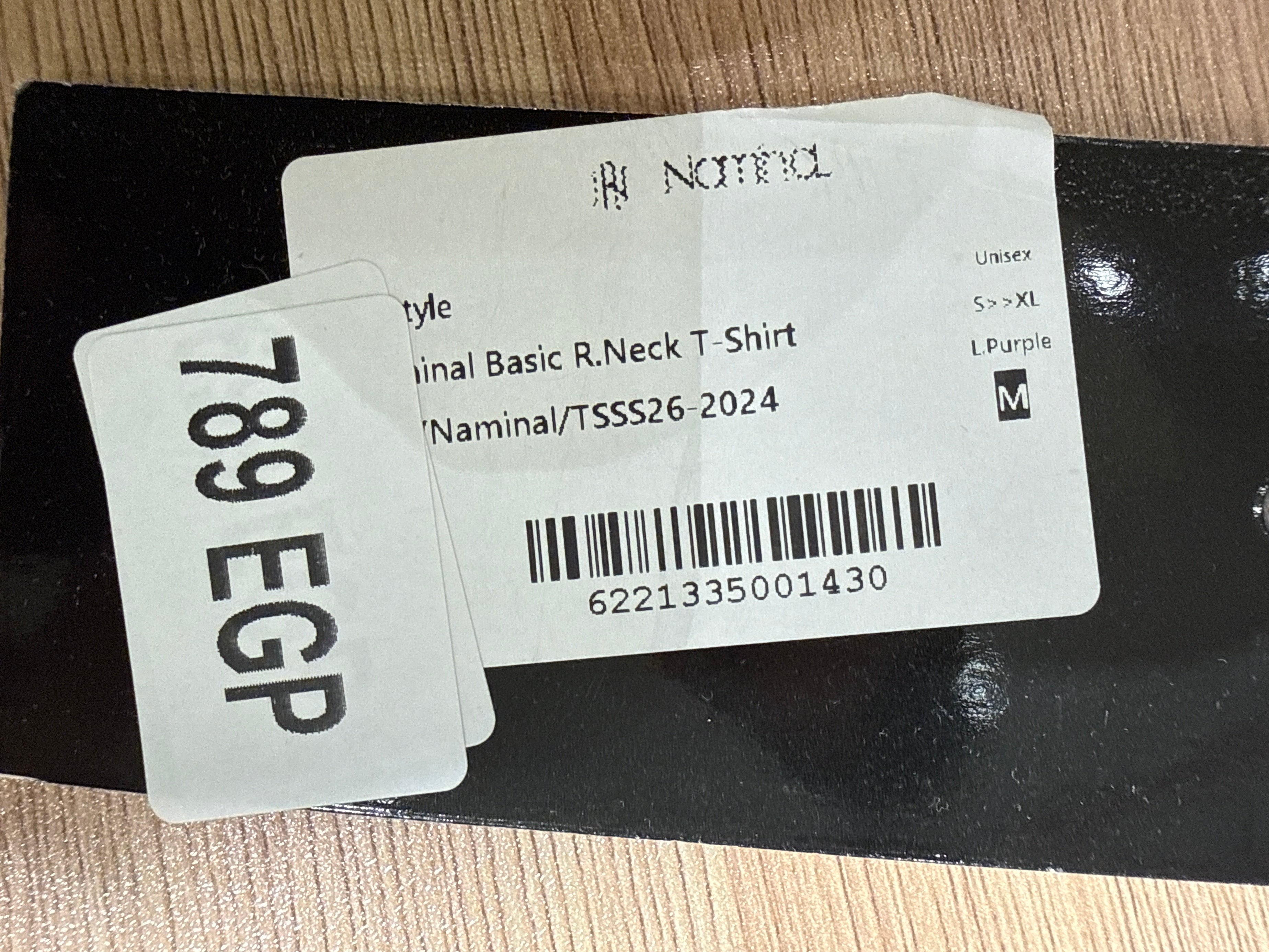 Naminal Basic R.Neck T-Shirt (Oversize) - L.Purple