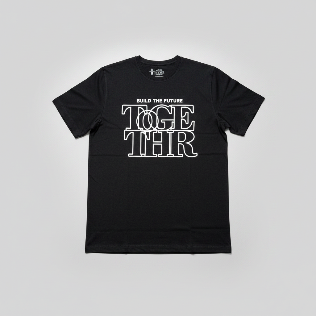 Naminal Graphic R.Neck T-Shirt (Regular) - Black