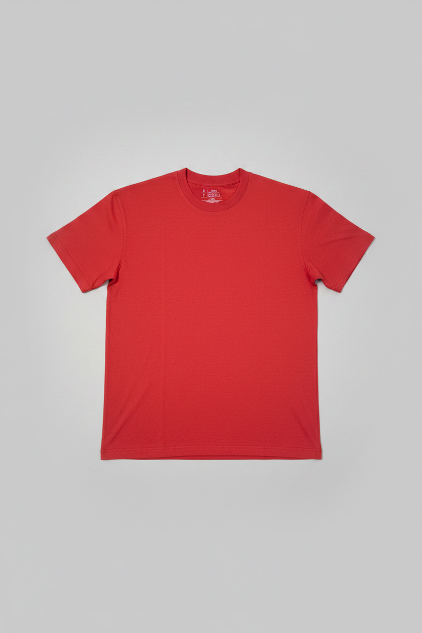 Naminal Basic R.Neck T-Shirt (Oversize) - Red