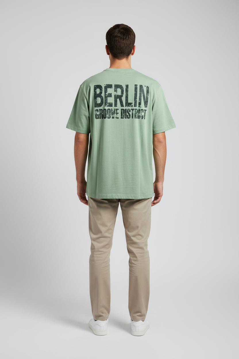 Naminal Print Casual T-Shirt (Regular) - Mint