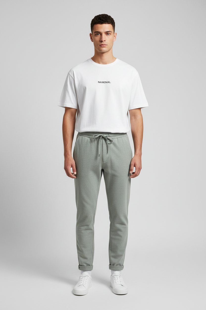 Naminal Basic Classic Pants (Wide Leg) - Grey