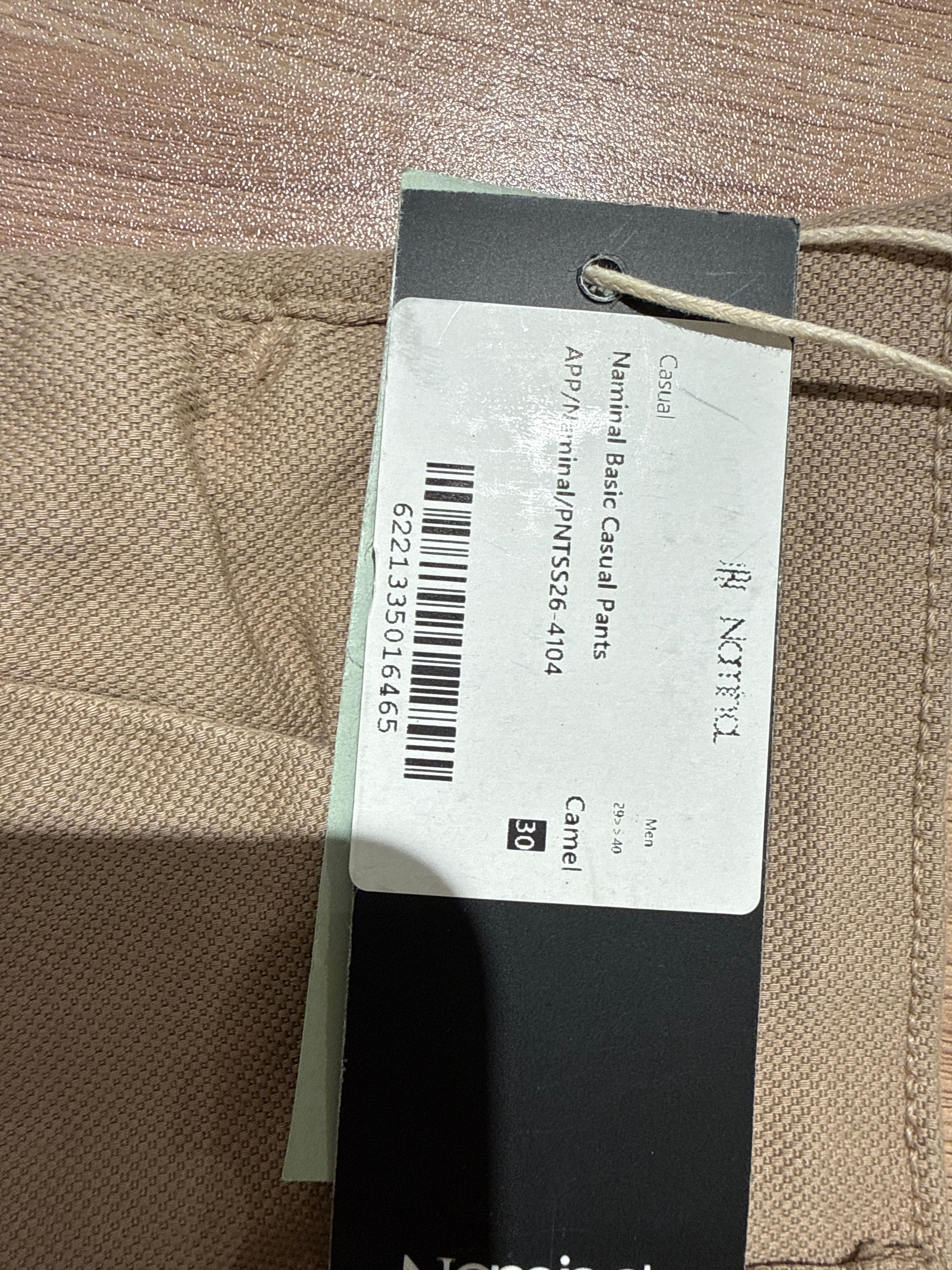 Naminal Basic Casual Pants (Regular) - Camel