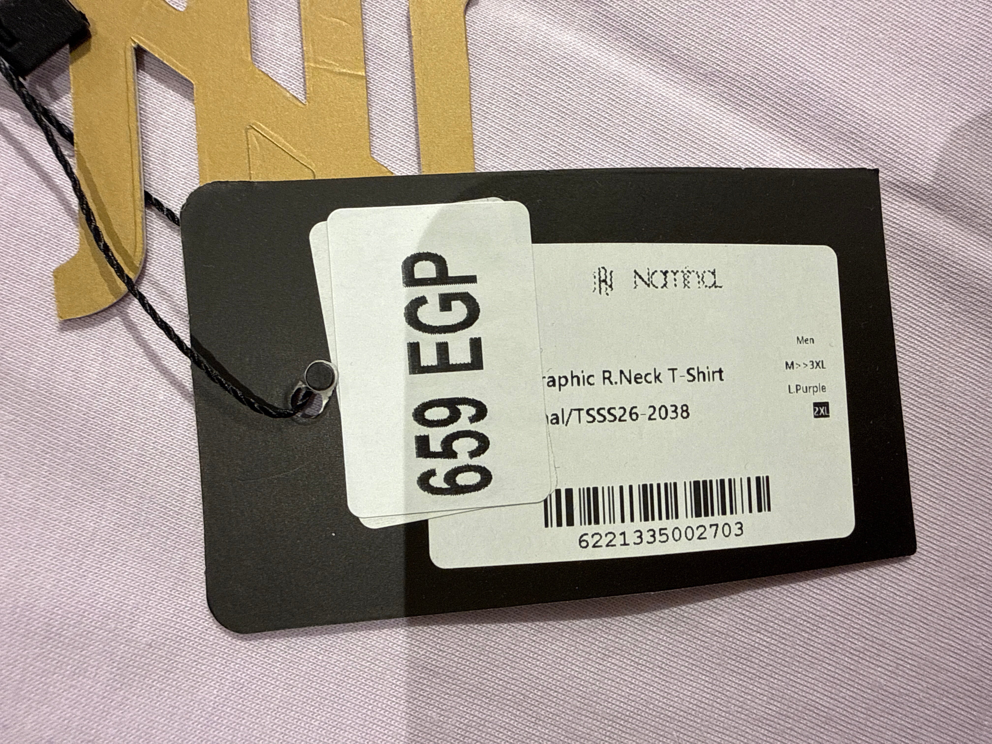 Naminal Graphic R.Neck T-Shirt (Regular) - L.Purple