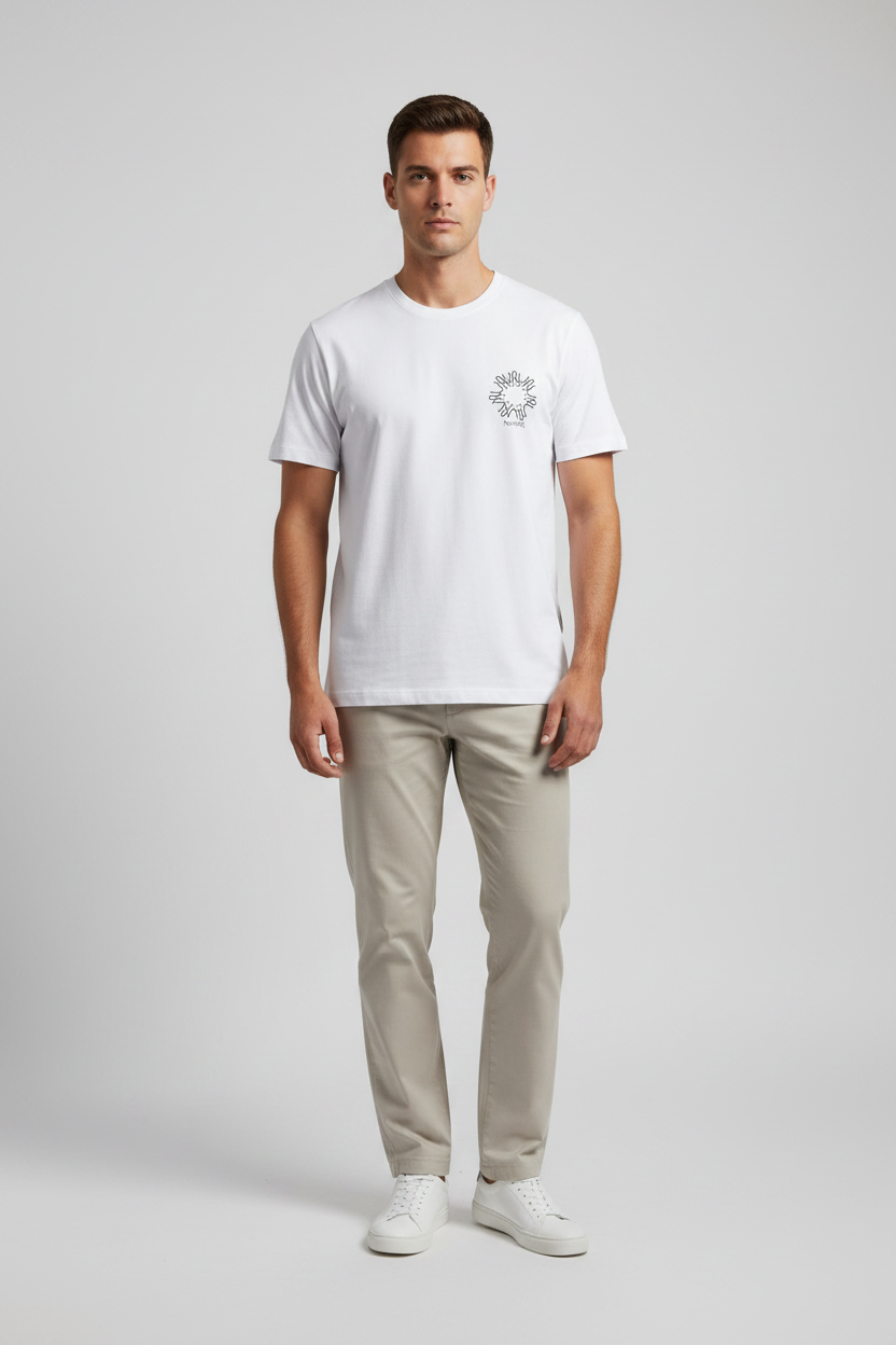 Naminal Graphic R.Neck T-Shirt (Regular) - White