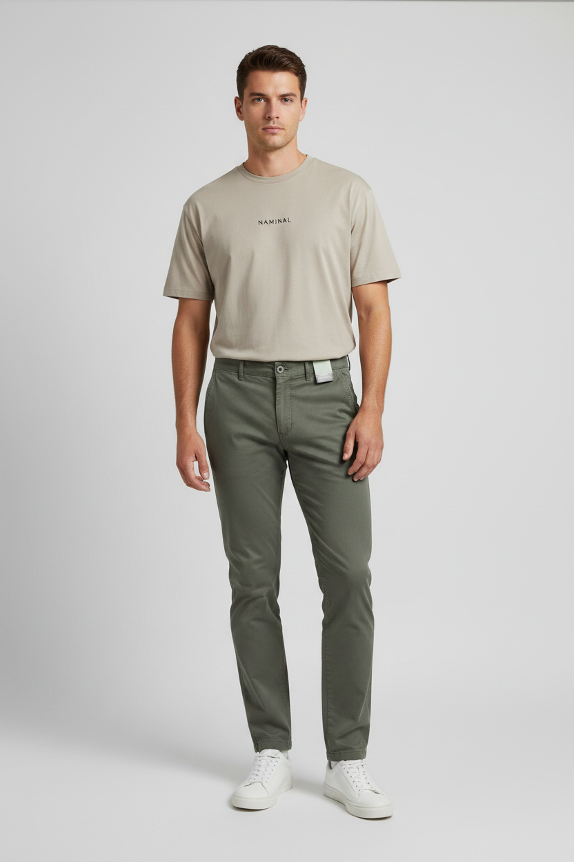 Naminal Basic Casual Pants (Regular) - Khaki