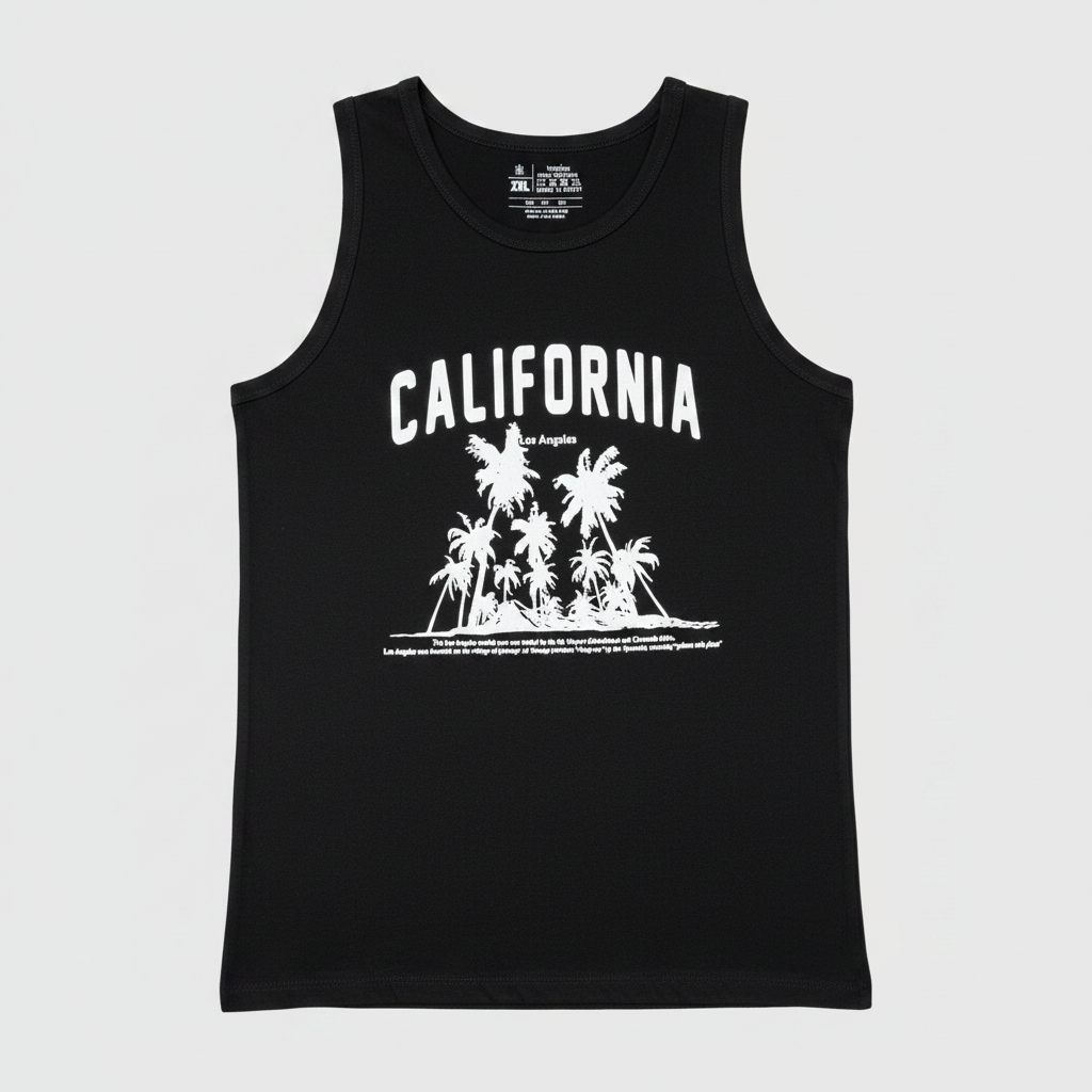 Naminal Graphic Cut Tanktop (Regular) - Black