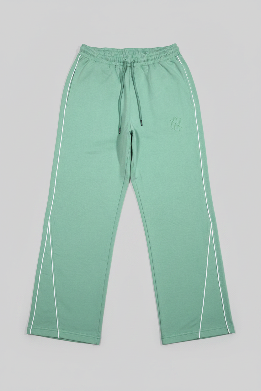 Naminal Basic Casual Pants (Wide Leg) - Mint